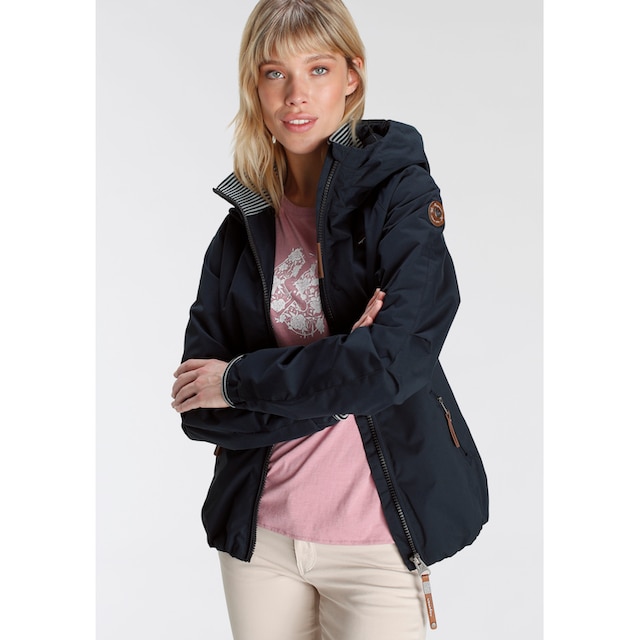 Ragwear Outdoorjacke »DIZZIE UNI O«, mit Kapuze, trendige Übergangsjacke  mit Kapuze online bestellen | BAUR