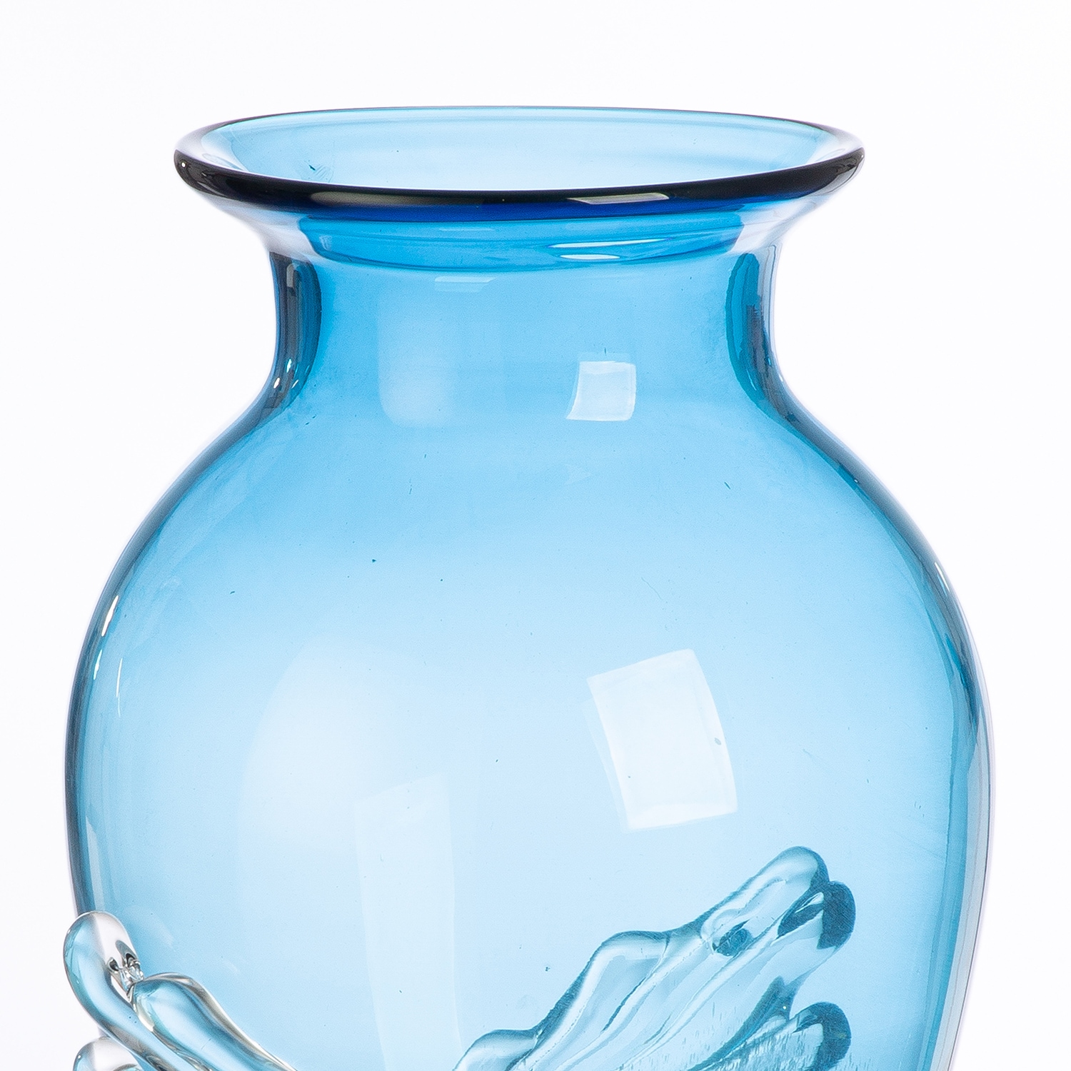 Casablanca by Gilde Tischvase »Vase Wave blau«, (1 St.)