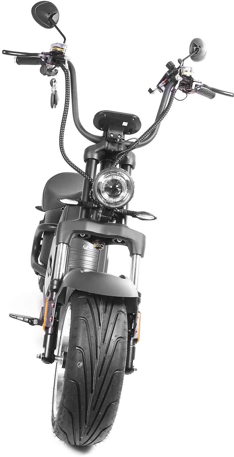 SXT Scooters E-Motorroller »SXT Grizzy«, bis zu 70 km Reichweite, mit Straßenzulassung und integr. Alarmanlage