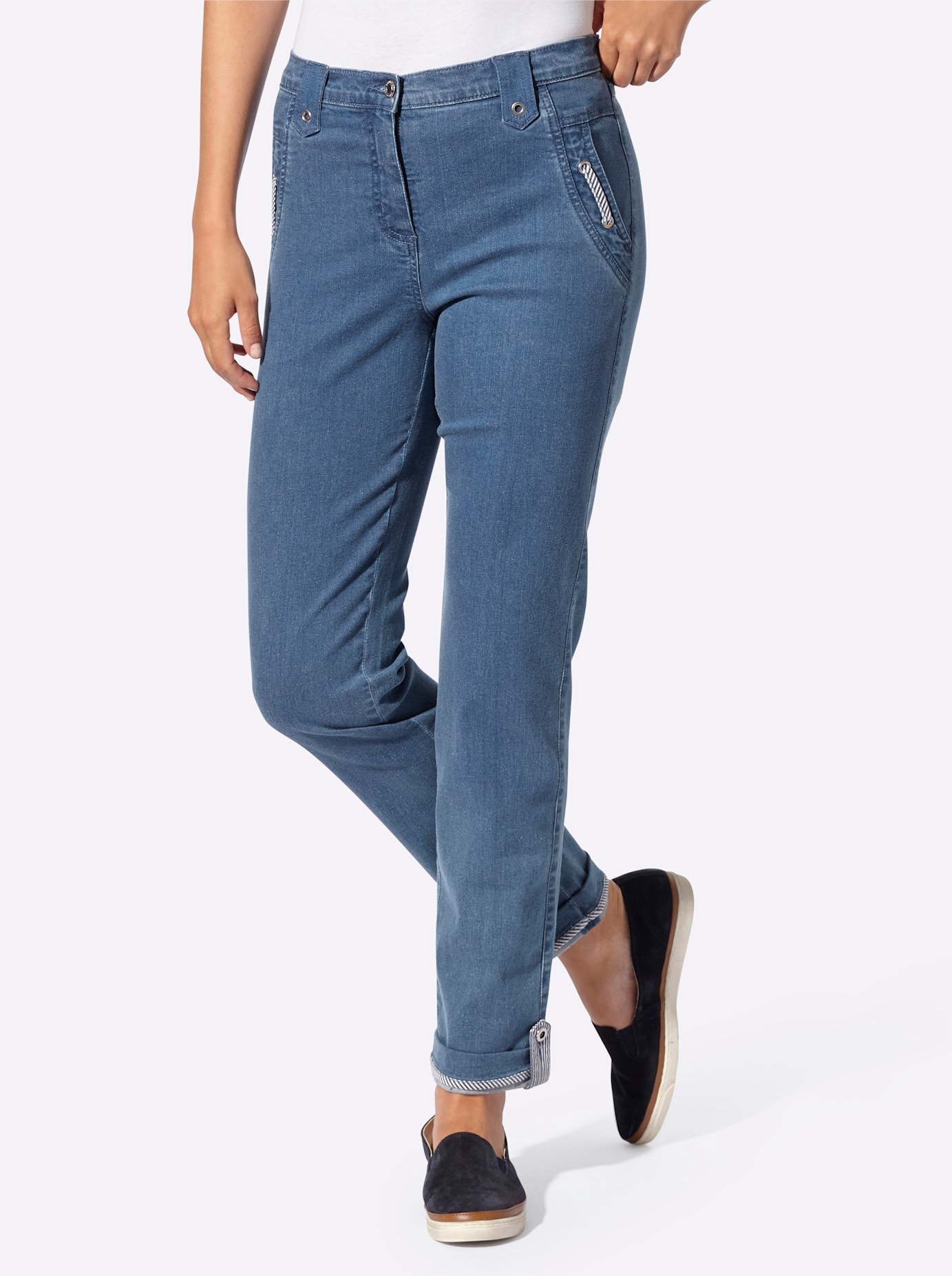 Casual Looks Bequeme Jeans 1 tlg. tlg. günstig online kaufen