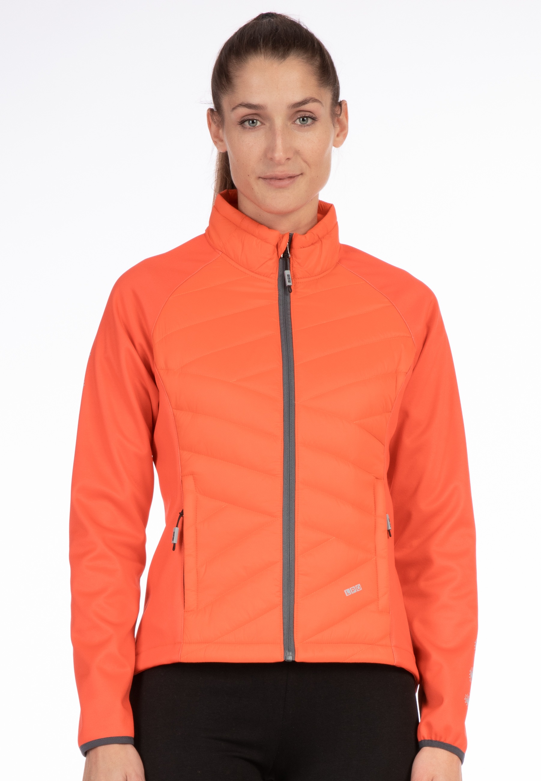 LPO Fleecejacke »EDINA II WOMEN«, weiche Hybrid-Fleecejacke in traditioneller Optik