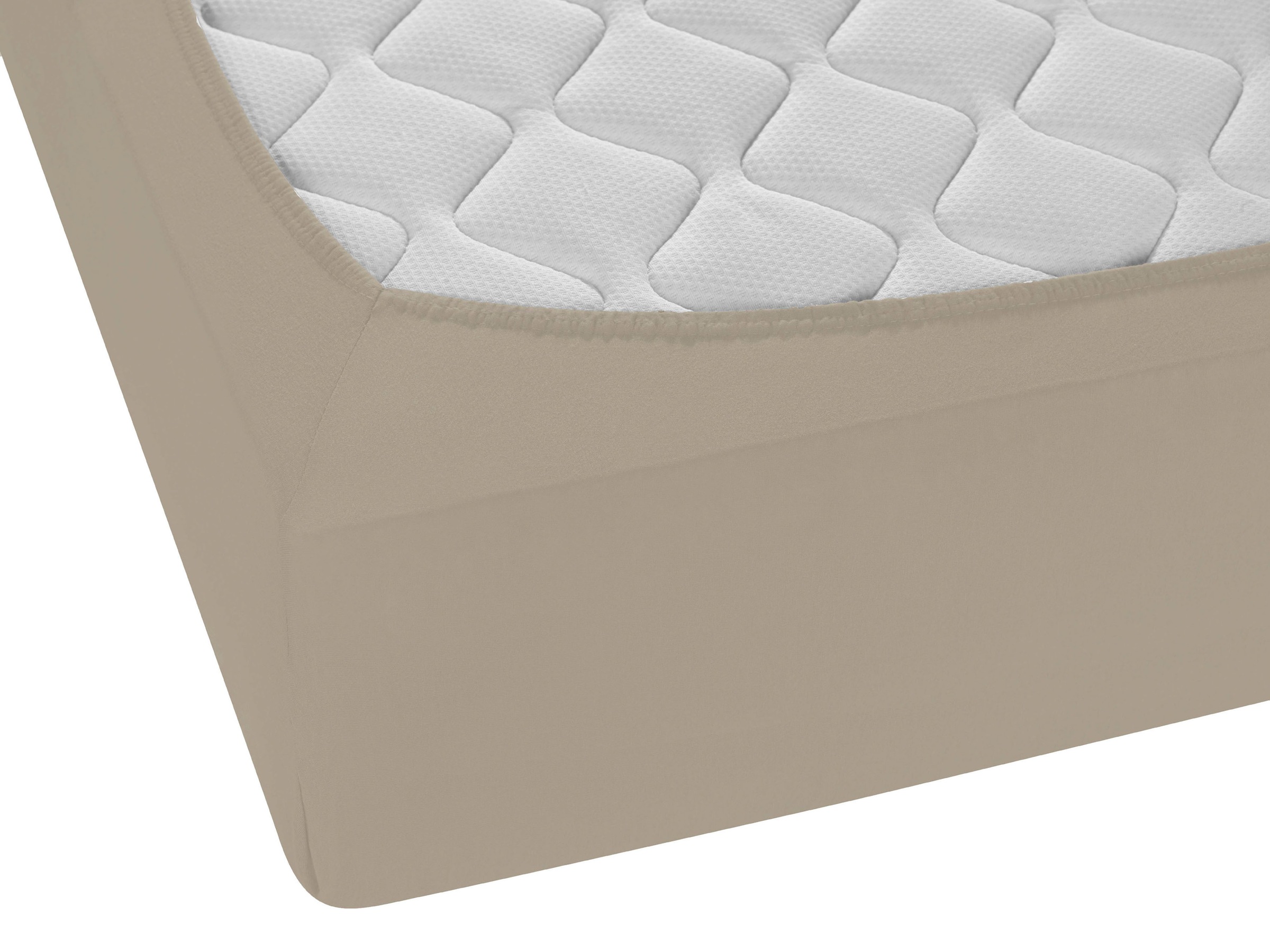 Biberna Spannbettlaken »Conny« hochwertiges Jersey-Elasthan geeignet für Wasser- und Boxspringbetten