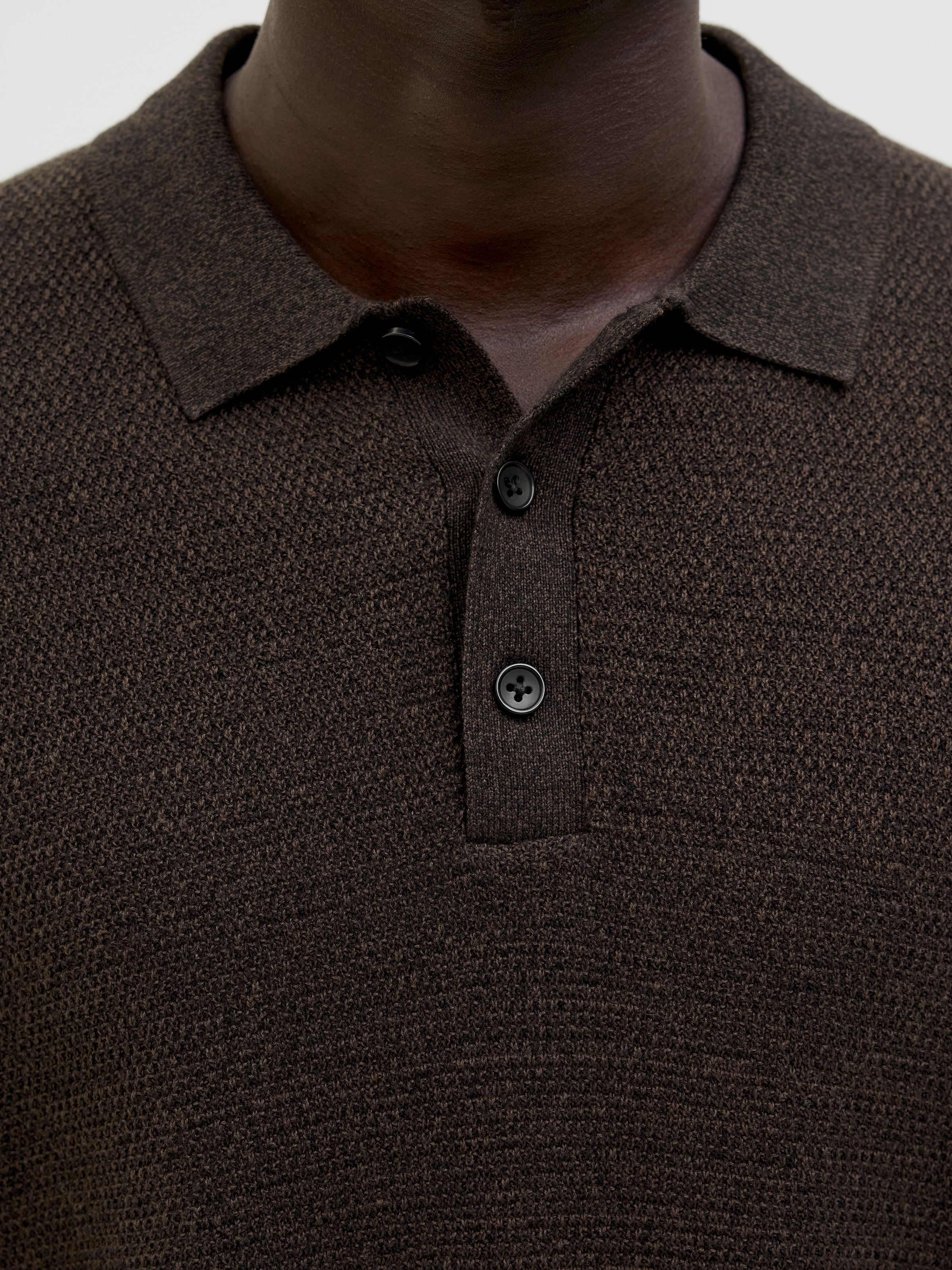 Jack & Jones Strickpullover »JJEGEORGE KNIT POLO LS SN«