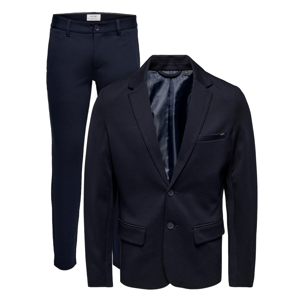 ONLY & SONS Anzug »ONSMARK SLIM 0209 SUIT«, (Set, 2 tlg., Anzug Set), slim fit