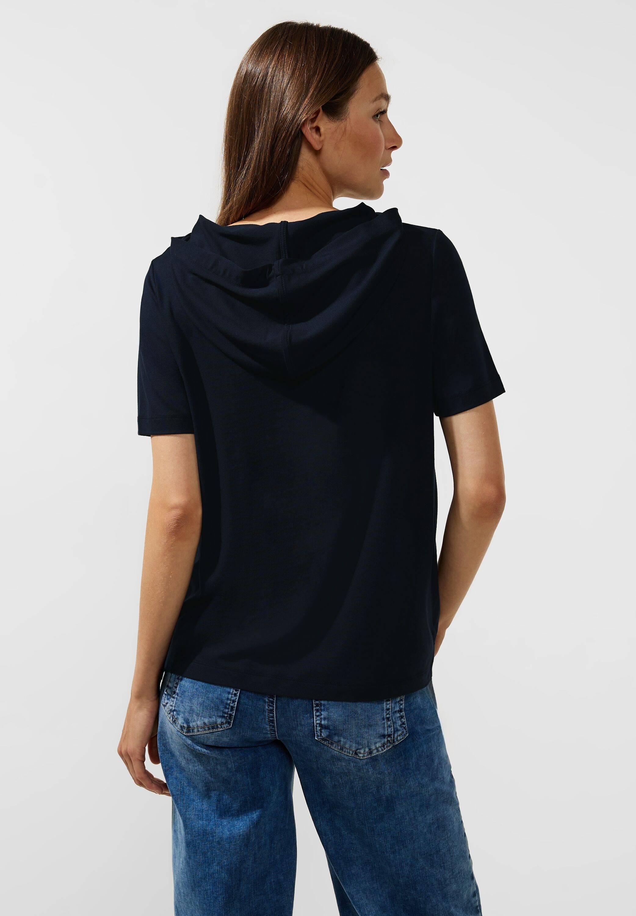 STREET ONE Kapuzenshirt, aus softem Materialmix für bestellen | BAUR