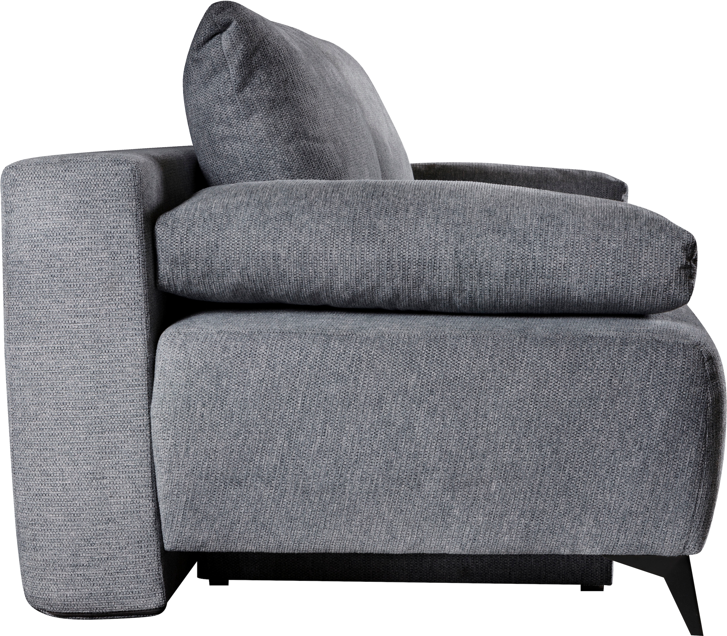 WERK2 Schlafsofa »Viktoria mit Komfortsitz- und Liegehöhe, Breite 200cm,«, bequemes 2-Sitzer Schlafcouch mit Bettkasten