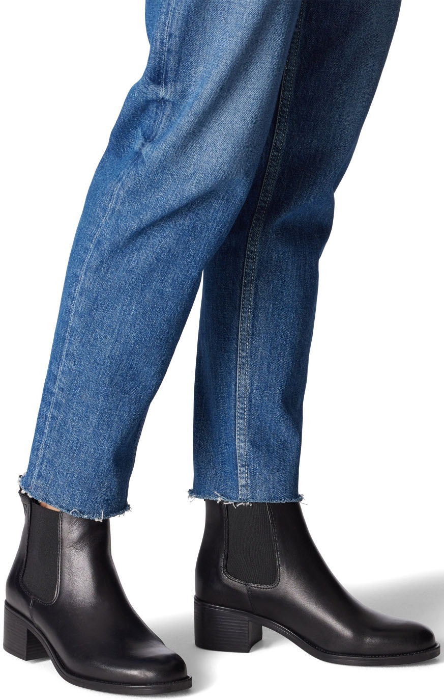 Tamaris Chelseaboots, Blockabsatz, Stiefelette, Schlupfschuh in schmaler Fo günstig online kaufen