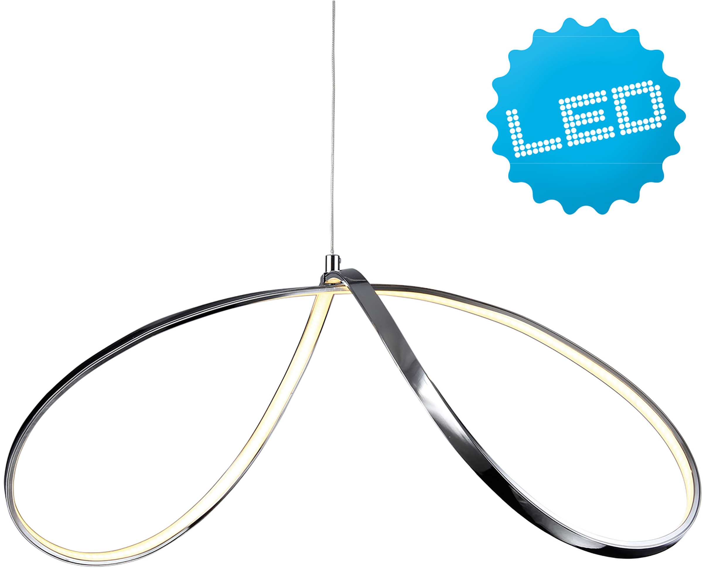 näve LED Pendelleuchte »"Loop Line"«, modernes Design; angenehmes Licht