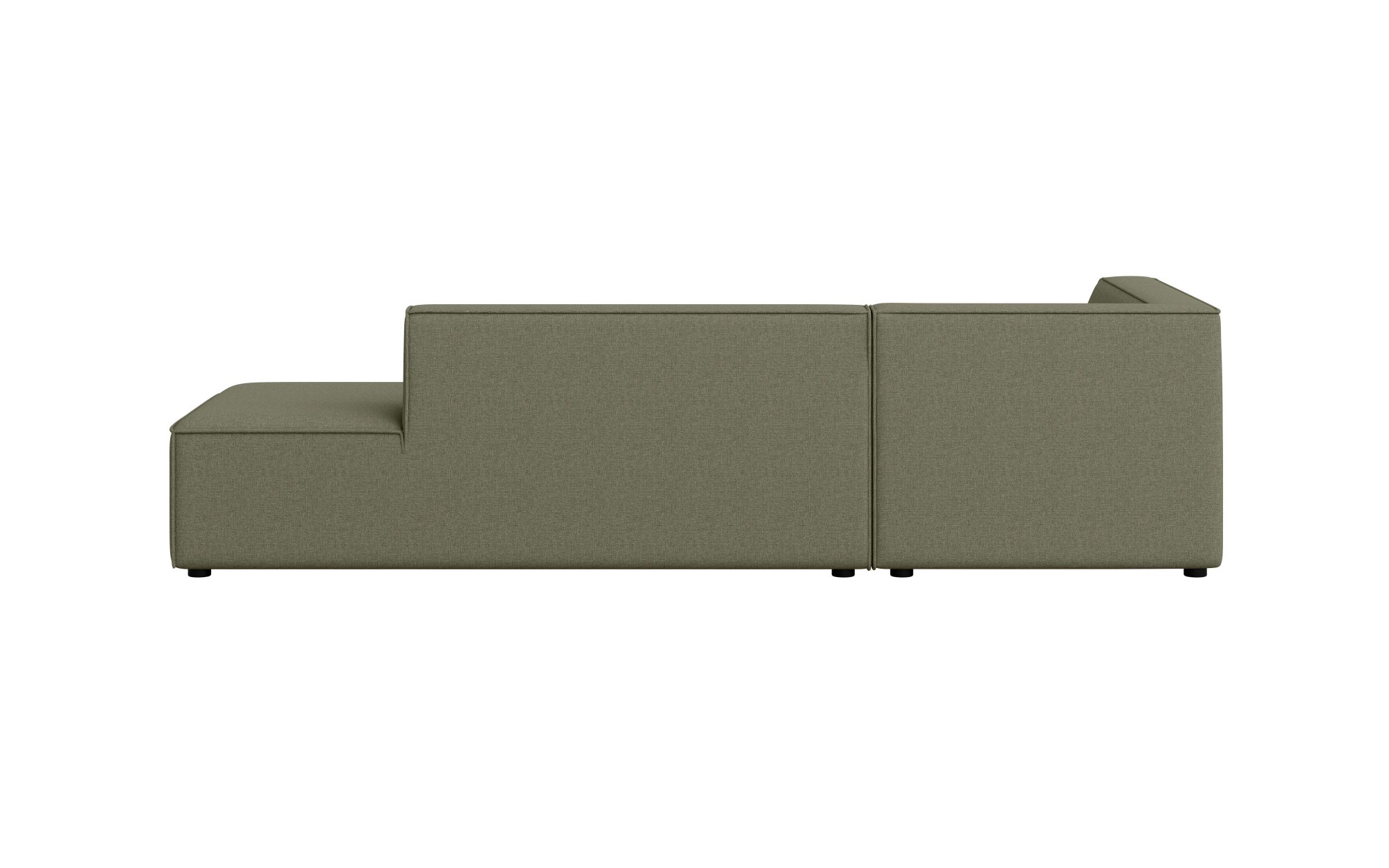 INOSIGN Ecksofa »Ecksofa Cavan mit Ottomane links oder rechts bestellbar«, L-Form mit Wellenunterfederung, Maße B/T/H: 270/180/72 cm