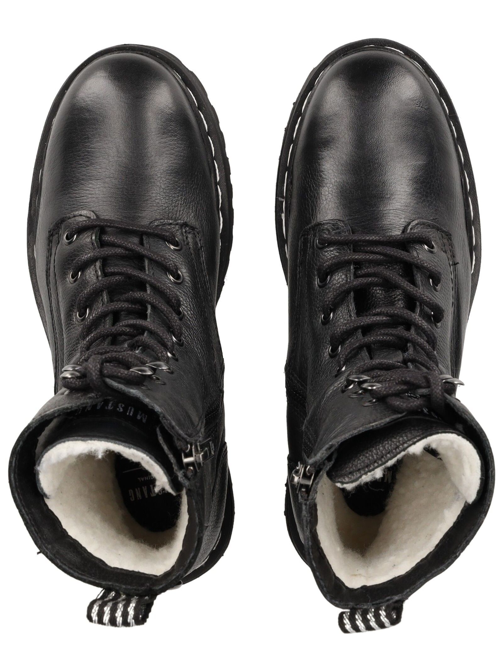 Mustang Shoes Schnürstiefelette »Mustang Shoes Stiefelette Leder«