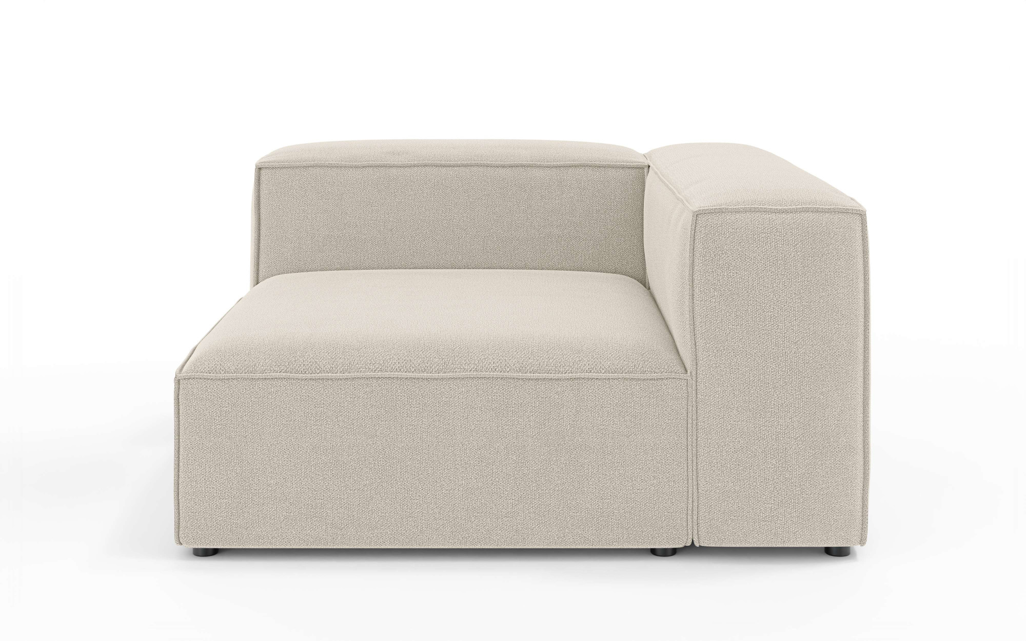OTTO home Ottomane "HAILY links/rechts bestellbar, Loungemöbel, Maße B/T/H: 130/130/72 cm" als Modul oder separat verwendbar, für individuelle Zusammenstellung