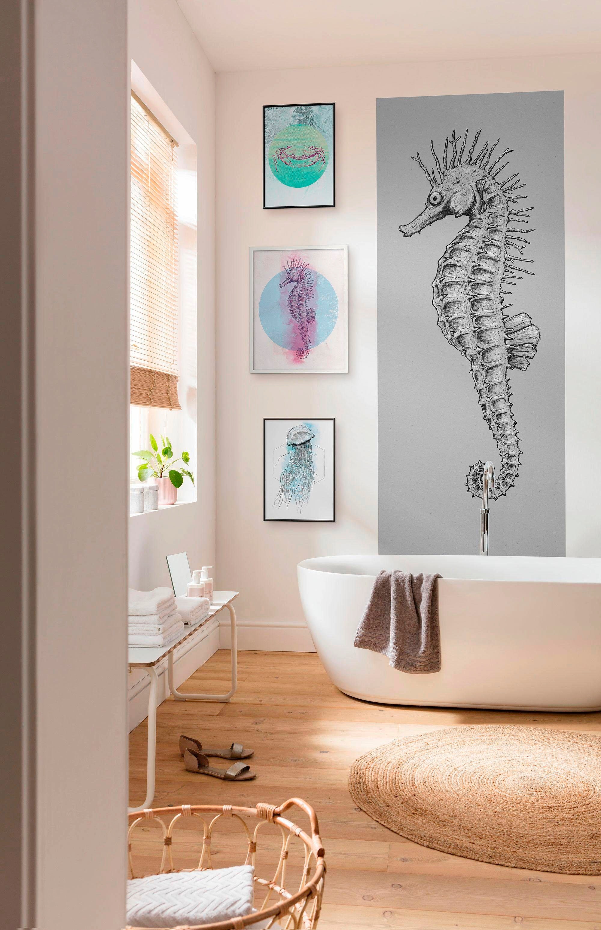 Komar Poster »Jellyfish Watercolor«, Tiere, Schlafzimmer, | St.), BAUR (1 Wohnzimmer Kinderzimmer