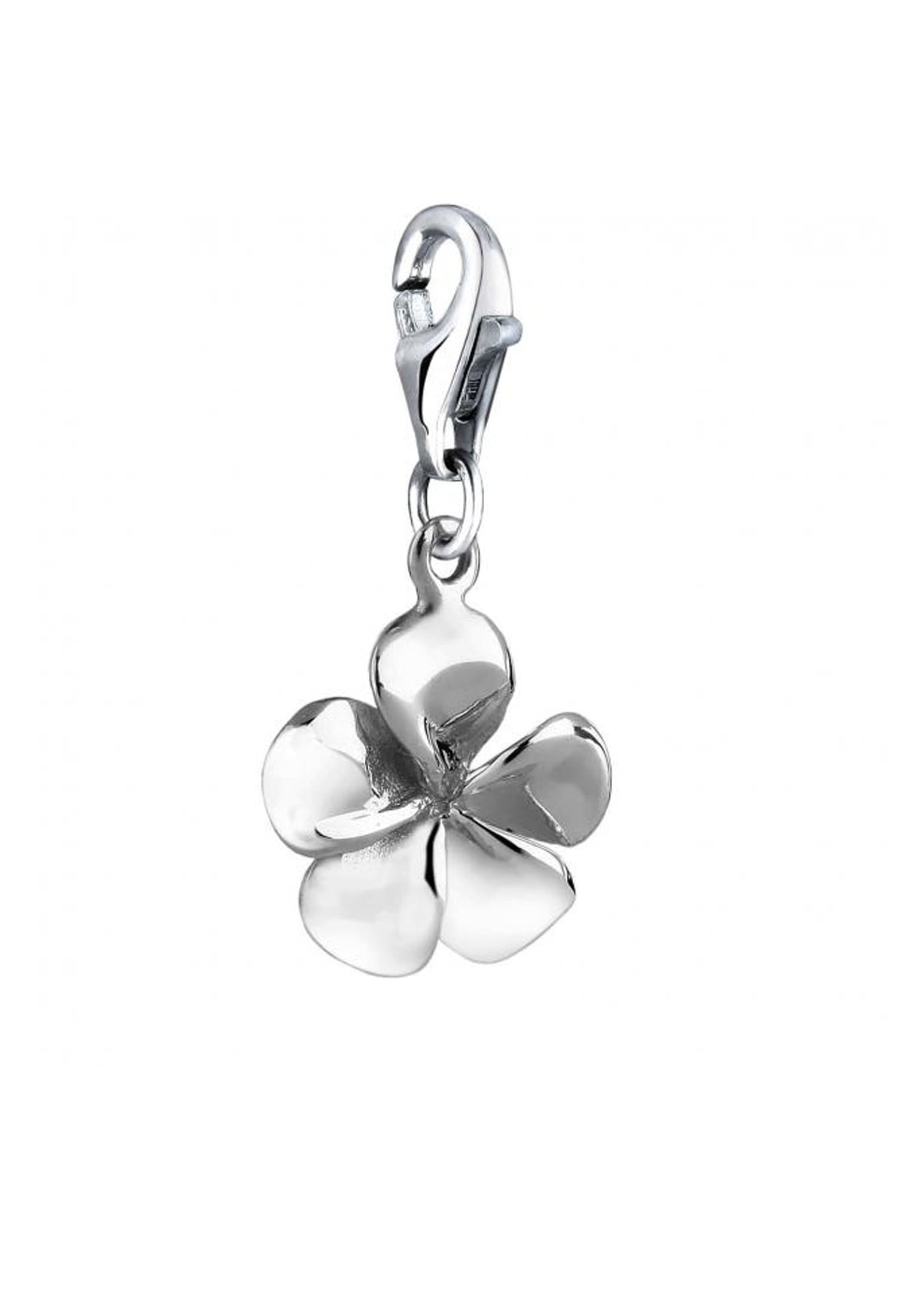 Nenalina Charm-Einhänger »Anhänger Frangipani Blüte Flower 925 Silber«