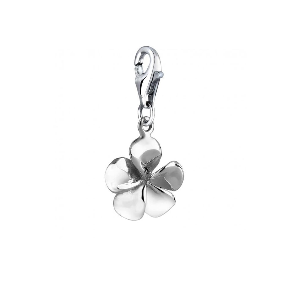 Nenalina Charm-Einhänger »Anhänger Frangipani Blüte Flower 925 Silber«