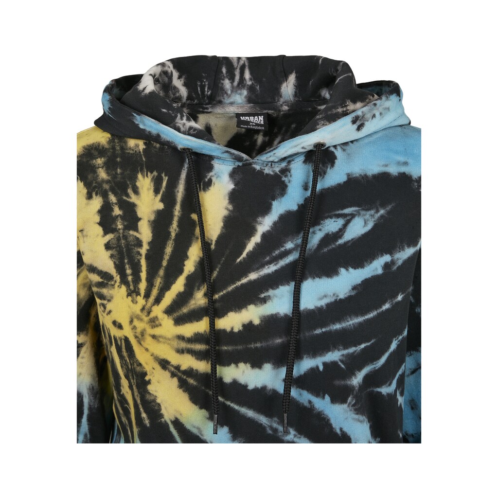 URBAN CLASSICS Kapuzenpullover »Urban Classics Damen Ladies Tie Dye Hoody«, (1 tlg.)