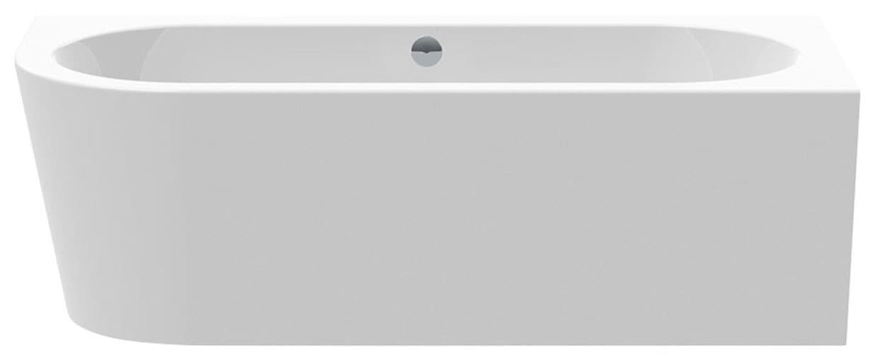 Einbauwanne OTTOFOND, B:78cm H:59cm L:178cm, weiß, Sanitäracryl, Badewannen, "Modena Corner links", 178x78/44 cm, inkl. verchromter Ab- und