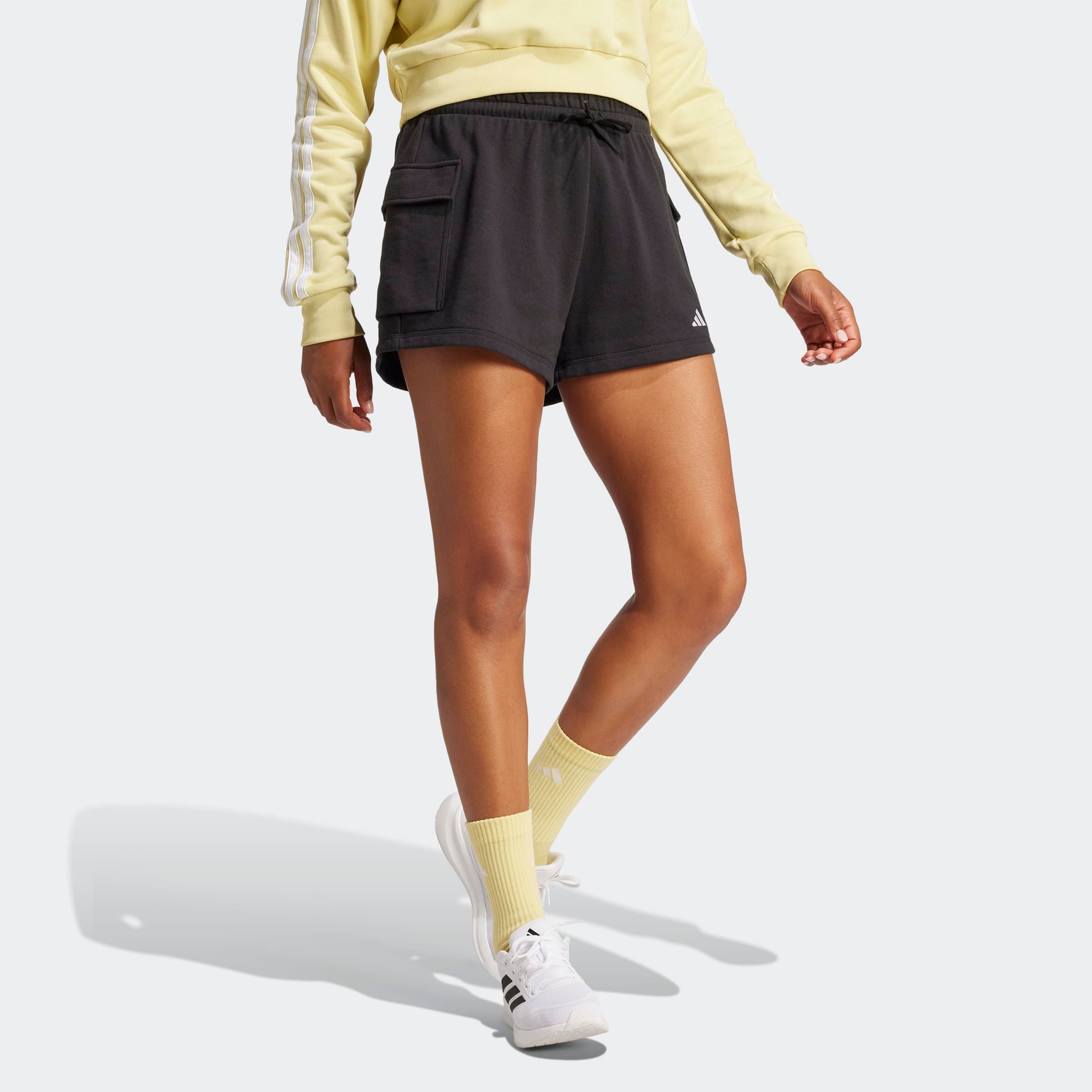 adidas Sportswear Shorts "ESSENTIALS SMALL LOGO FRENCH TERRY" lockere Passf günstig online kaufen