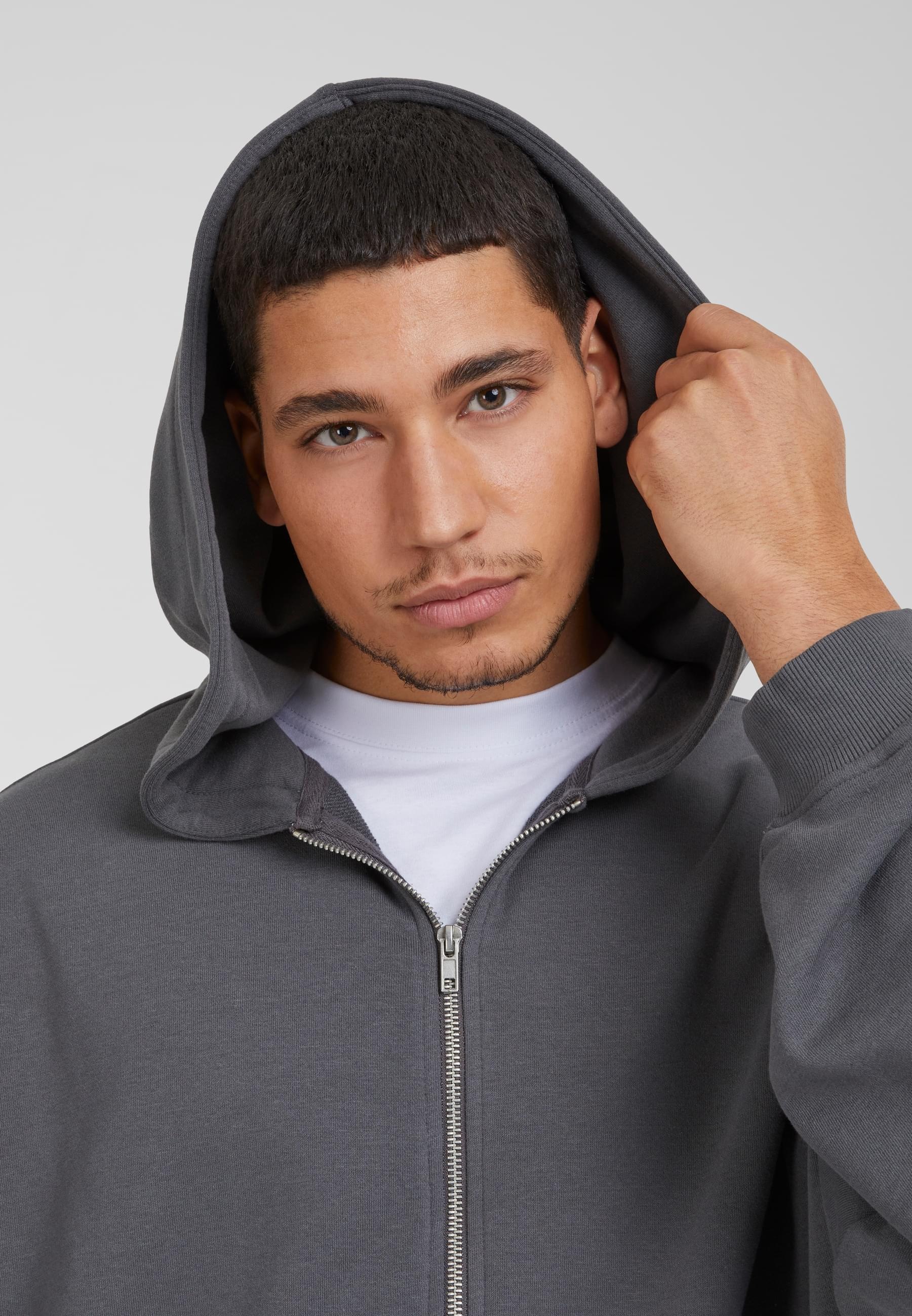 URBAN CLASSICS Sweatjacke »Urban Classics Herren 90's Zip Hoody«