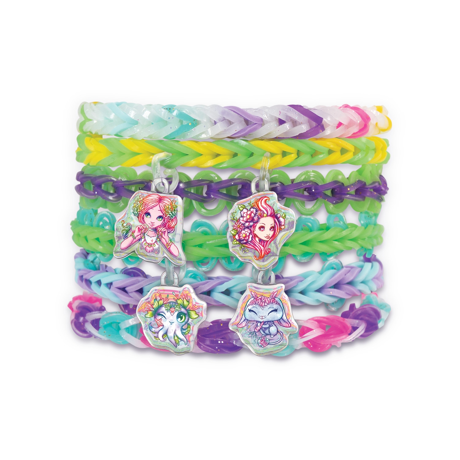 Nebulous Stars Kreativset »Charm-Armband-Set Rainbow Loom™«