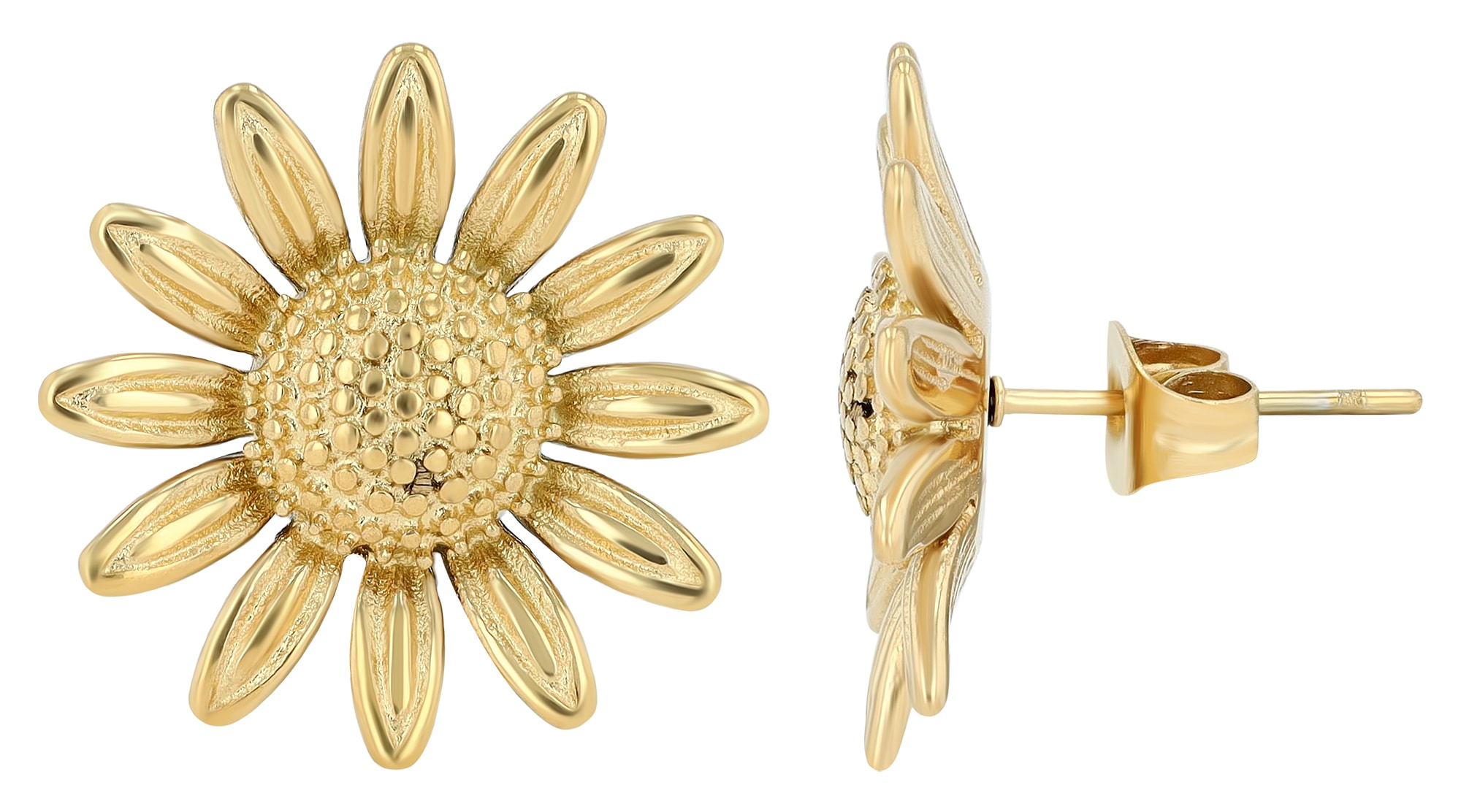 Adelia´s Paar Ohrhänger "Damen Ohrringe – Ohrstecker Sonne aus Edelstahl" P günstig online kaufen