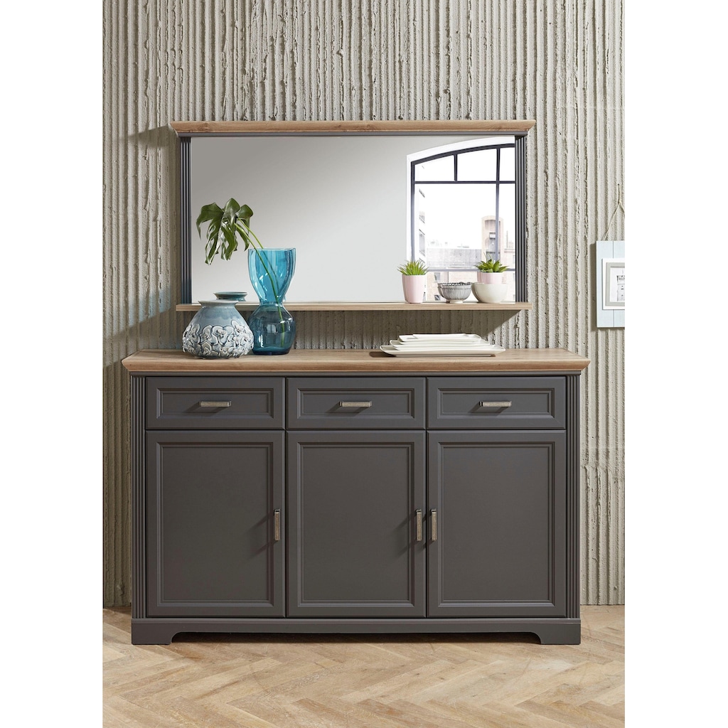 Innostyle Sideboard »Jasmin«, Breite 166 cm, 3 Holztüren, 3 Schubkästen