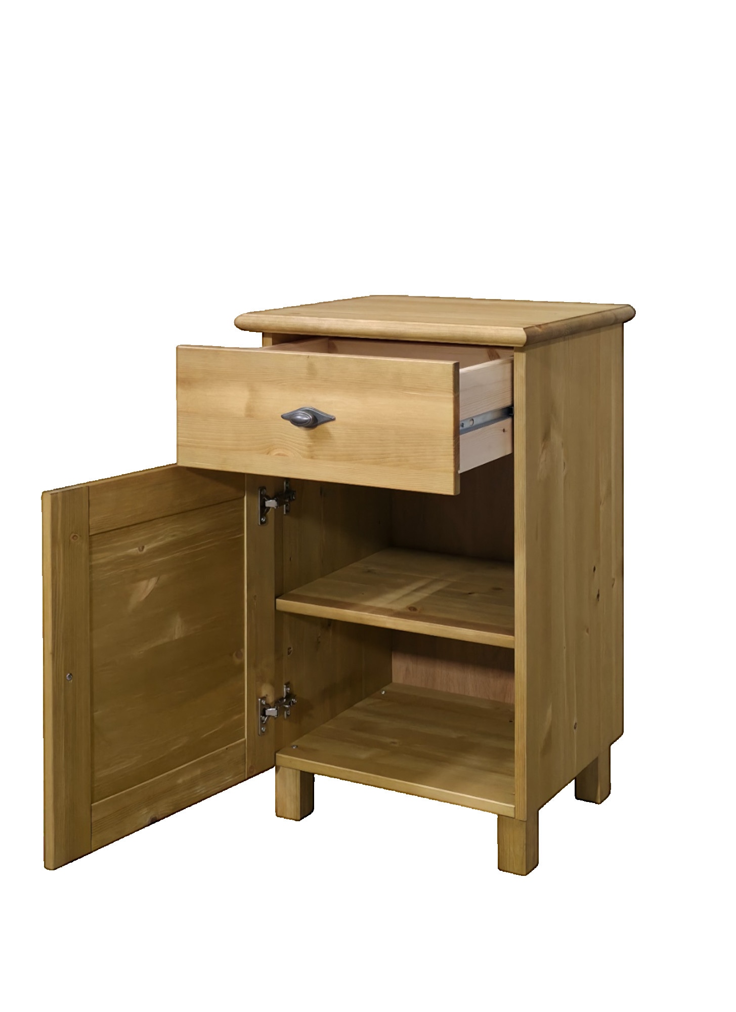 Home affaire Unterschrank »Rauna« aus massiver Kiefer, Breite 44 cm, Rillenoptik, made in EU