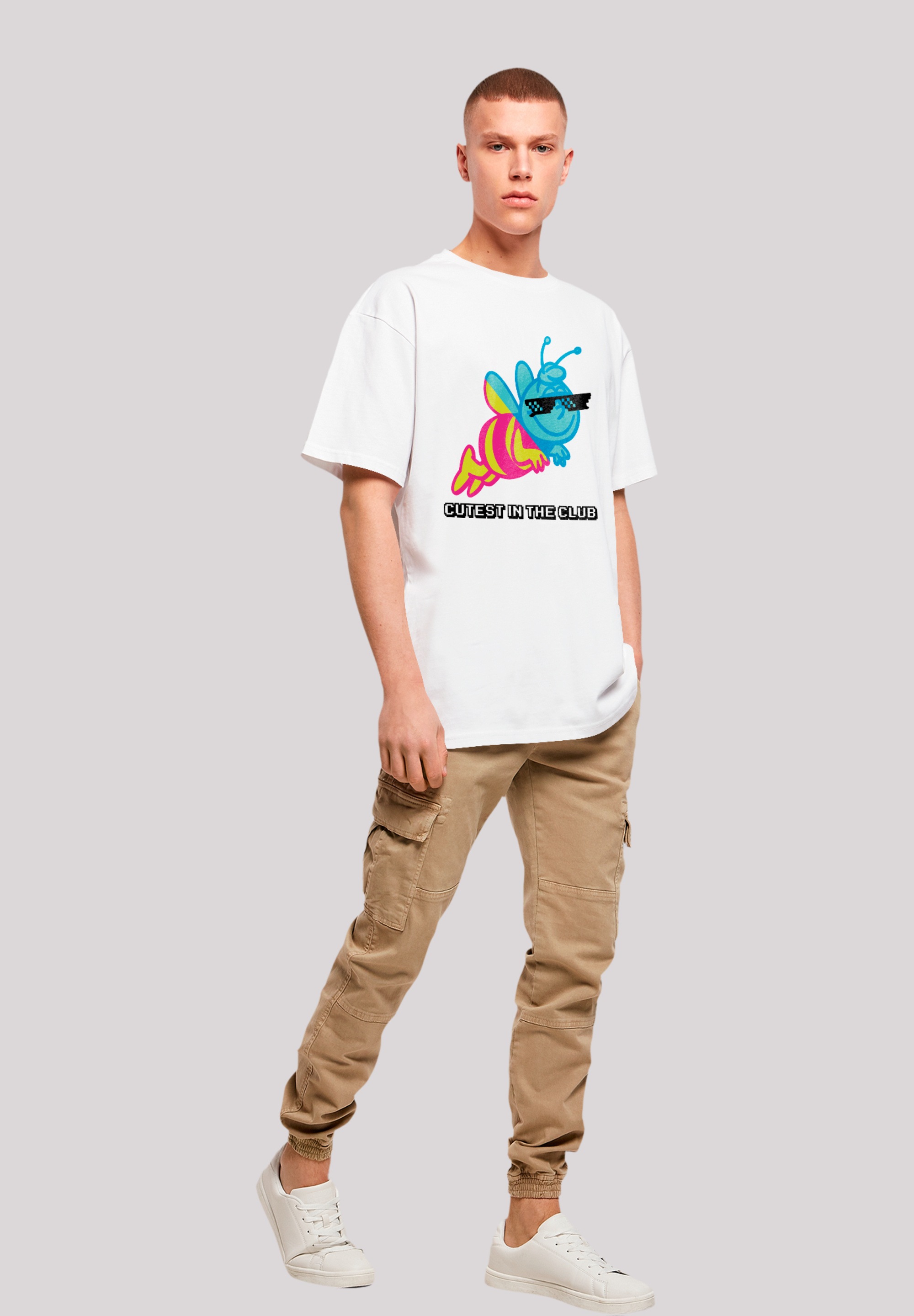 F4NT4STIC T-Shirt »Biene Maja Cutest In Club«, Nostalgie, Retro, Heroes of Childhood