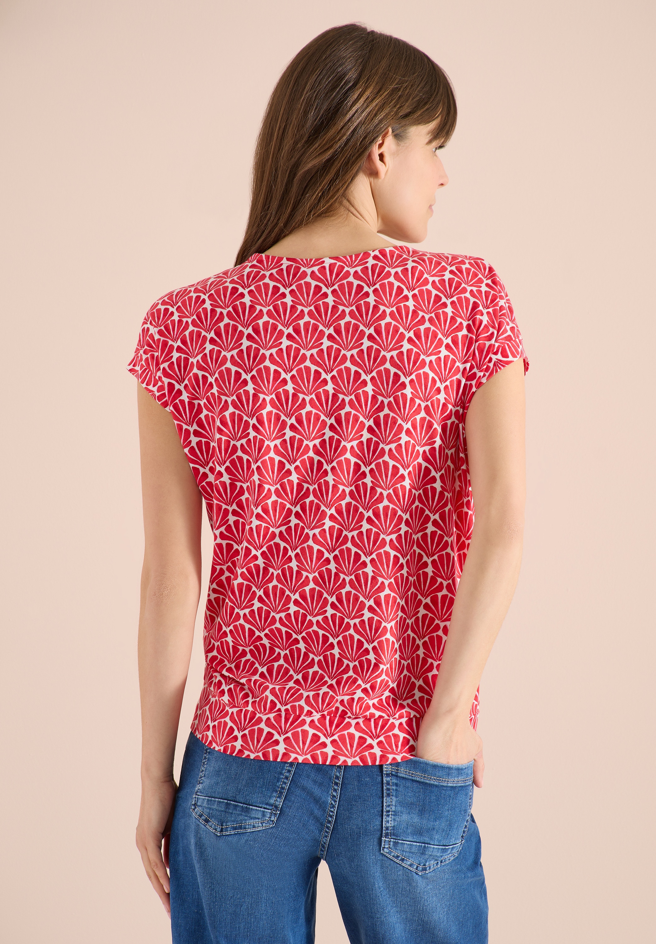 Cecil T-Shirt mit Minimal Muster