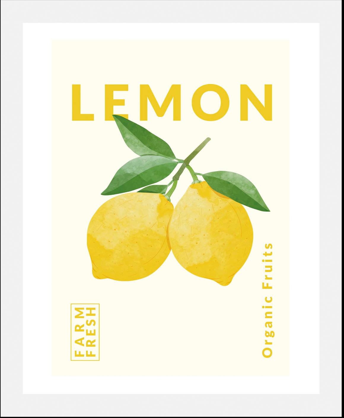 queence Bild "Lemon", (1 St.), gerahmt günstig online kaufen