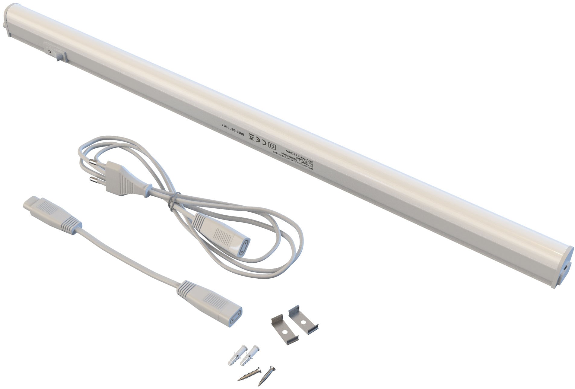 Briloner Leuchten LED Unterbauleuchte »2er Set LED Unterbauleuchte Küche, weiß«, 2er Set LED Unterbauleuchte Küche 58,5 cm erweiterbar