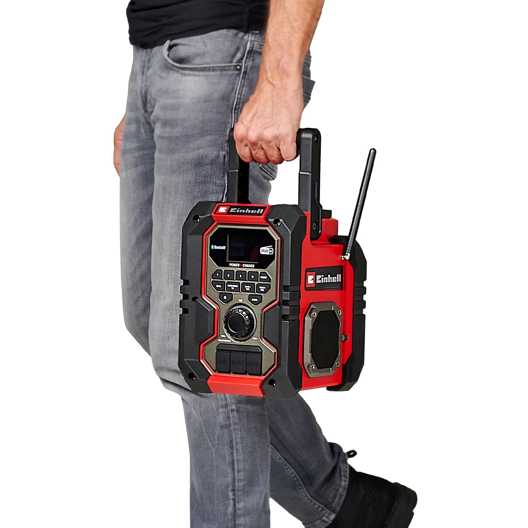 Einhell Baustellenradio »TE-CR 18 Li DAB+/FM/BT - Solo«, (Digitalradio (DAB+)-FM-Tuner mit RDS 10 W), ohne Akku
