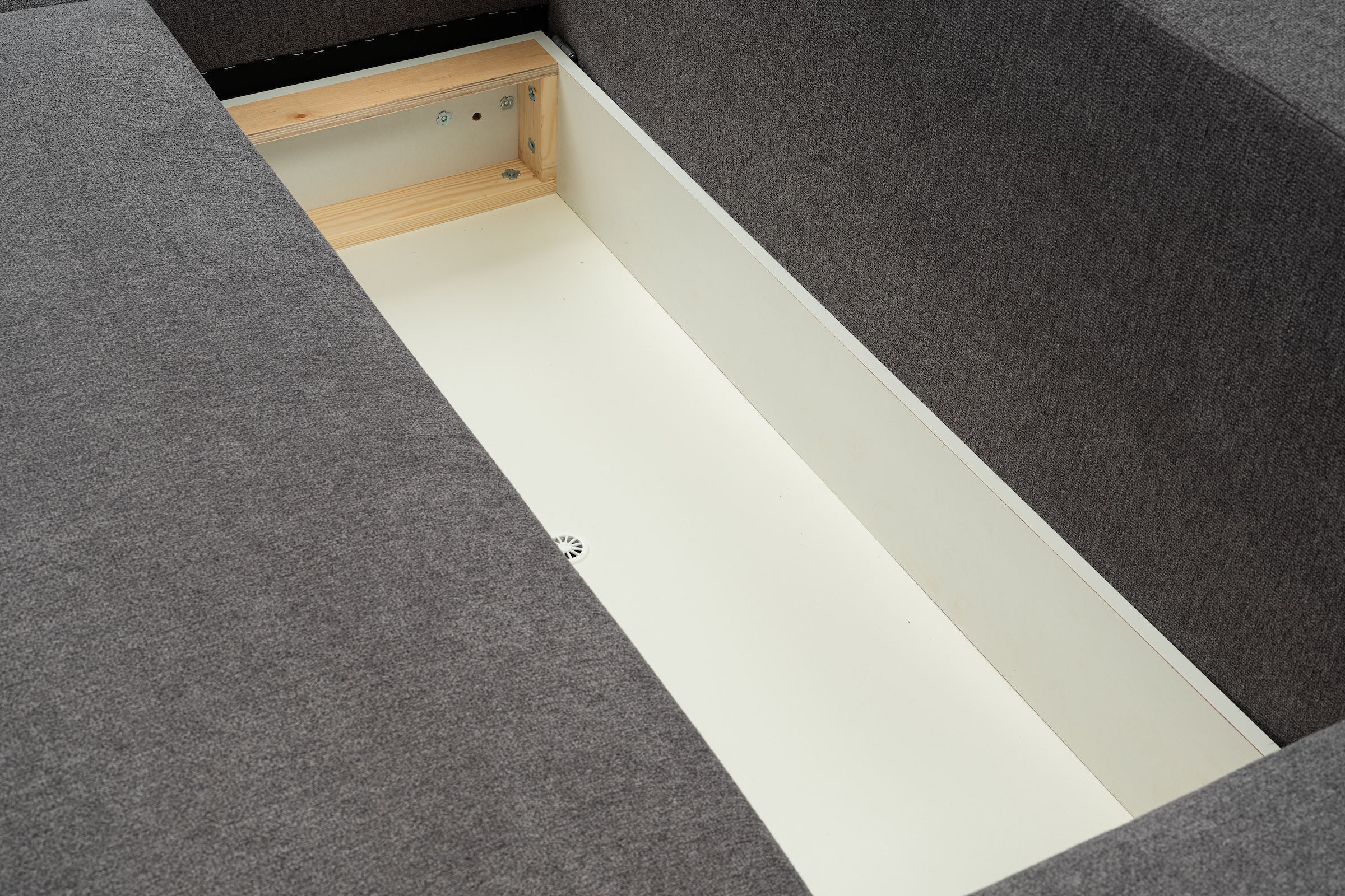 WERK2 Ecksofa »Amsterdam, zeitlos und elegant, Breite 300cm, L-Form«, Design Ecksofa mit hohem Komfort, Schlaffunktion & Bettkasten