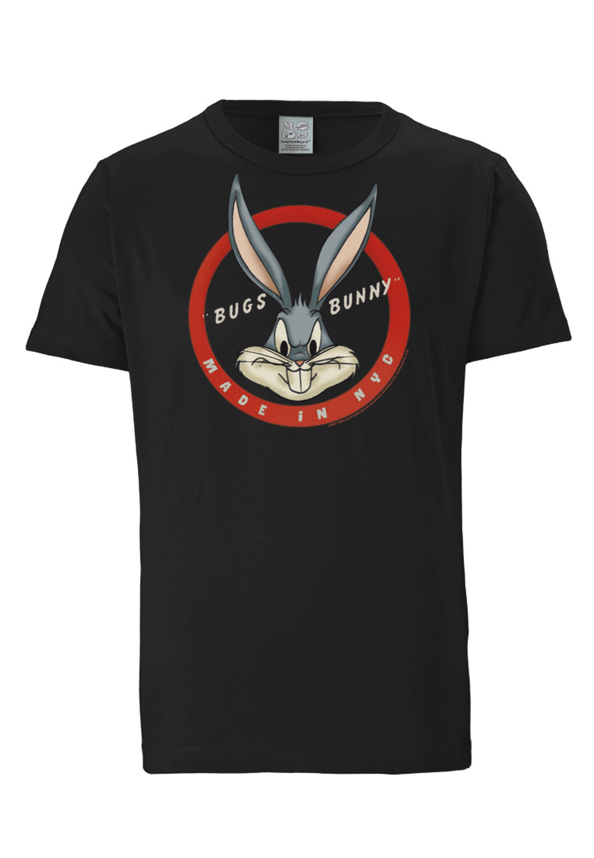 LOGOSHIRT T-Shirt »Bugs Bunny Made In NYC«, mit tollem Bugs Bunny-Print