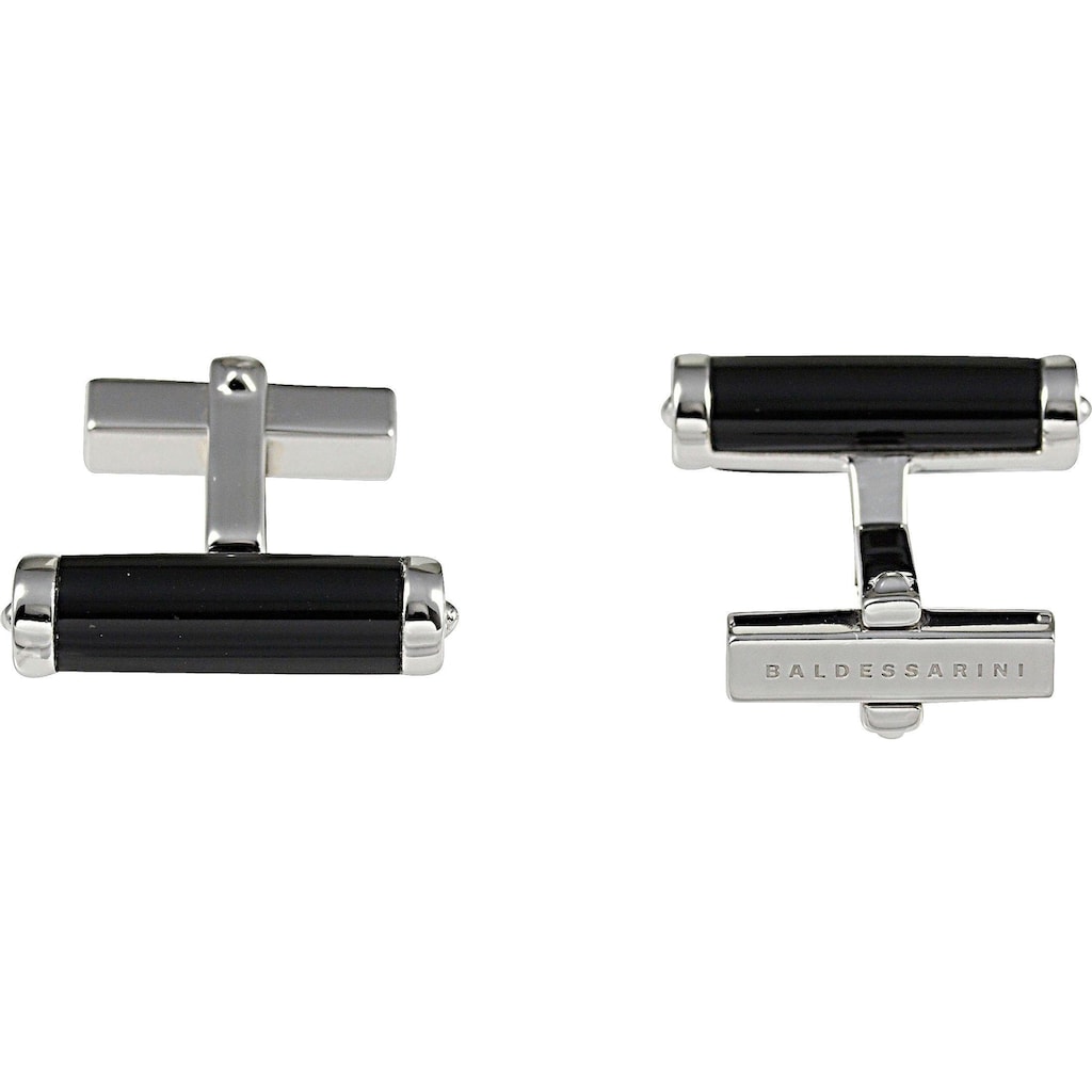 BALDESSARINI Manschettenknöpfe »Schmuck Geschenk, Cufflink Silber 925«, mit Onyx