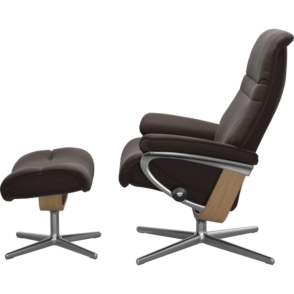 Stressless® Relaxsessel »Sunrise«, (Set, Relaxsessel mit Hocker)