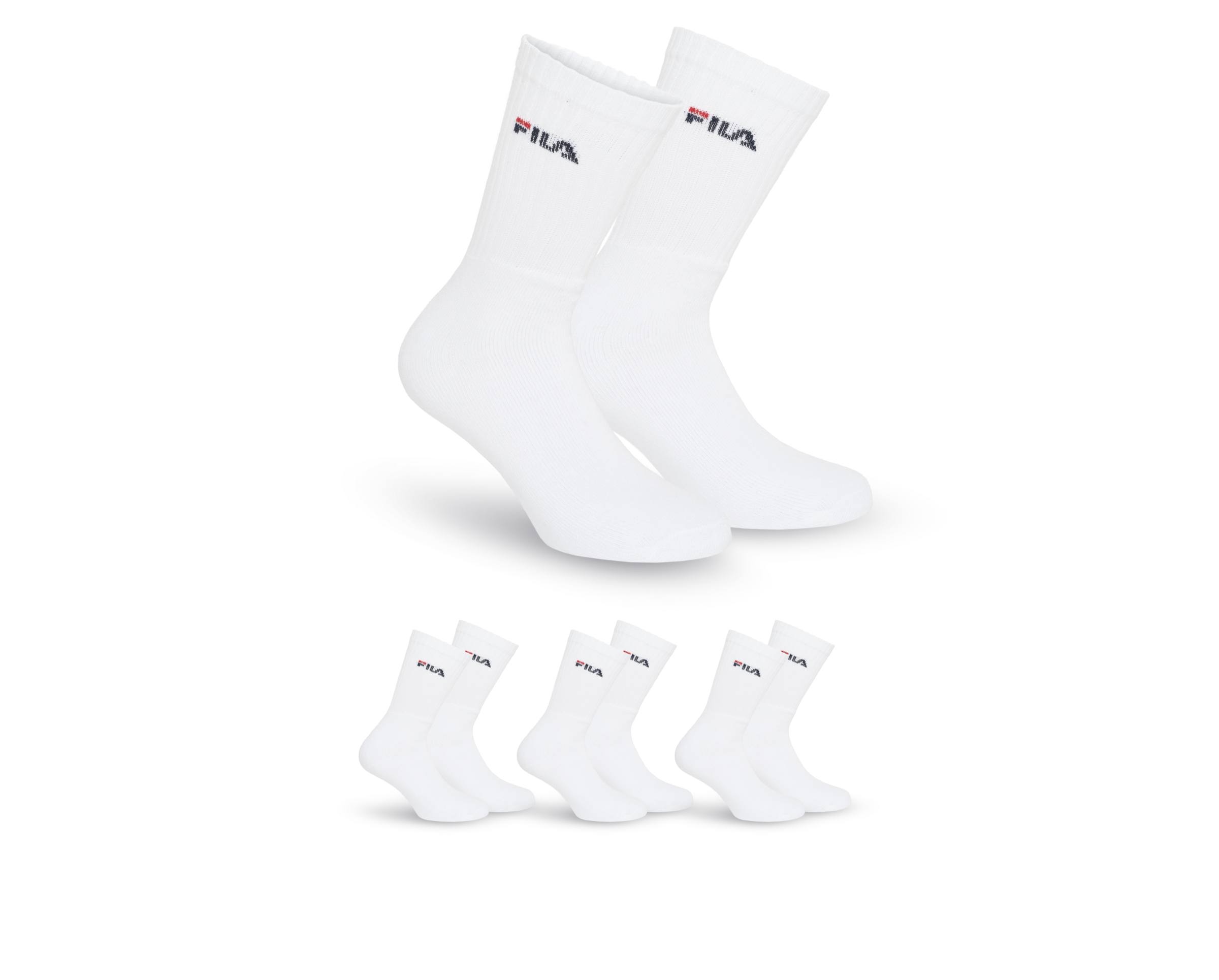 Fila Sportsocken "UNISEX CREW TENNIS FULL TERRY SOCKS", (3 Paar), mit dezen günstig online kaufen