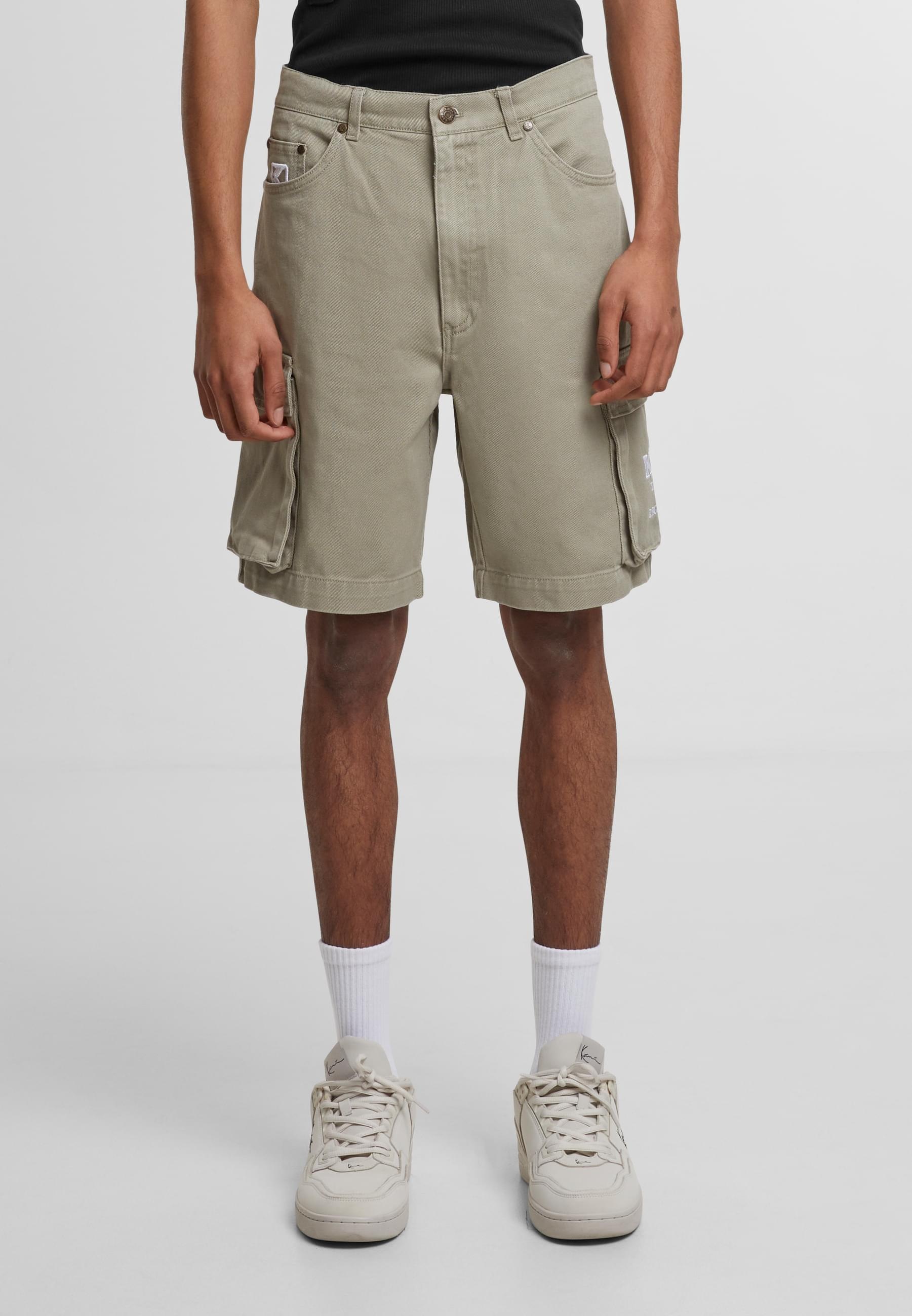 Karl Kani Shorts »Karl Kani KM222-042-1 KK Retro Washed Cargo Shorts«, (1 tlg.)