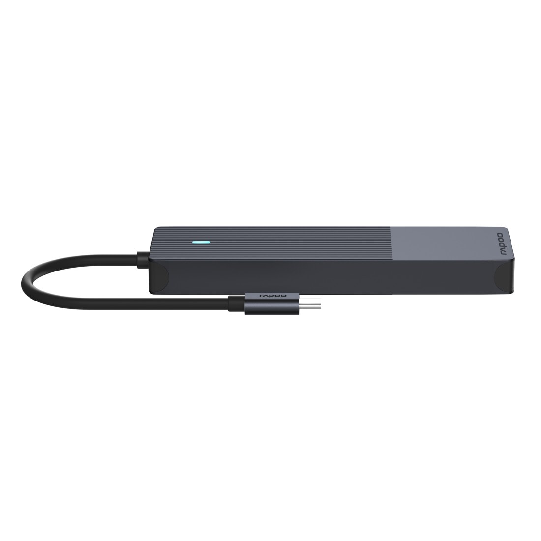 Rapoo USB-Adapter »UCM-2002 USB-C Multiport Adapter, 6in1, Grau«, USB-C zu HDMI-RJ-45 (Ethernet)-USB 3.0 Typ A, 18 cm