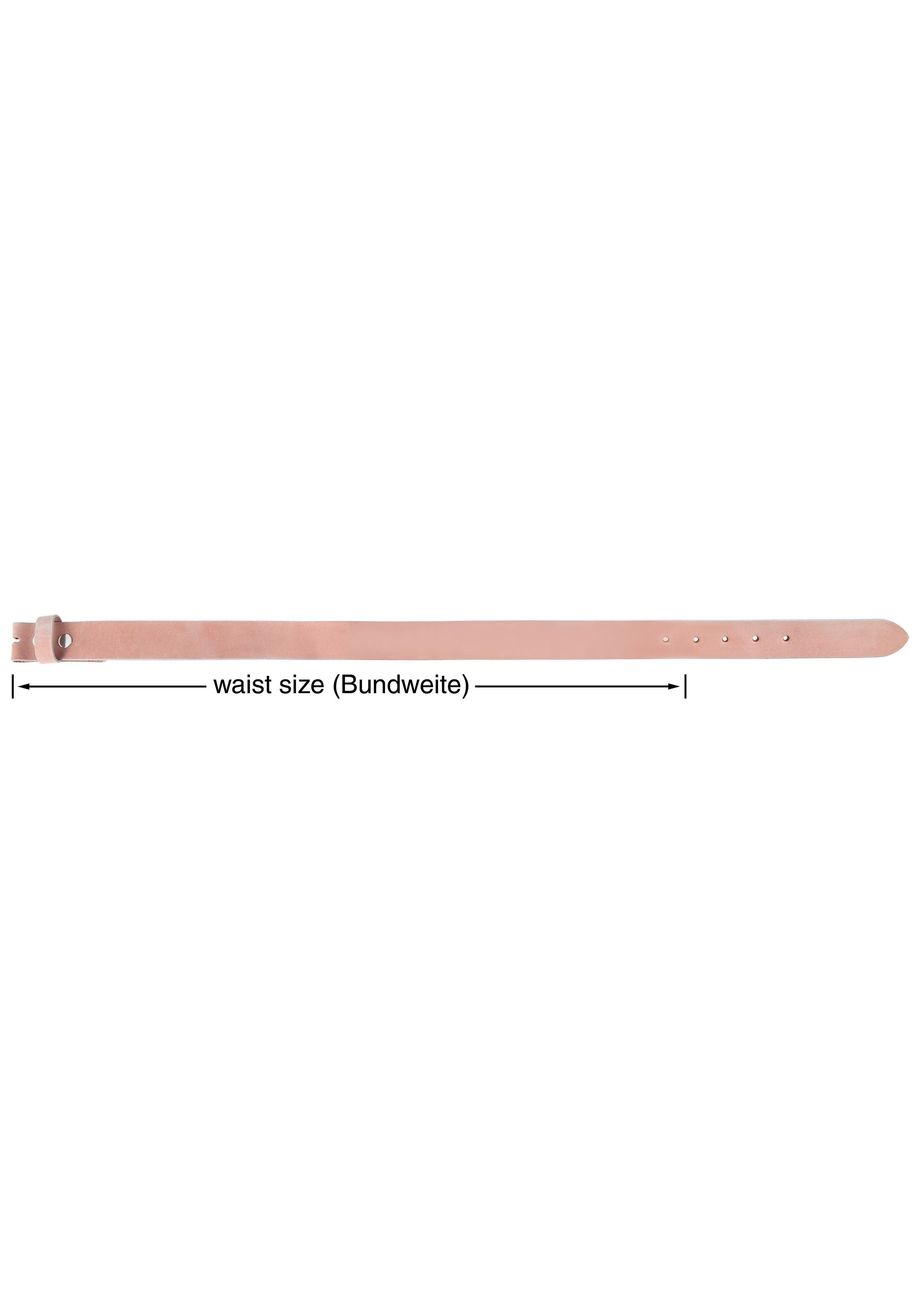 Leonardo Verrelli Ledergürtel »80 cm - 115 cm (Bundweite) in Rosa aus 100% Echtleder, für«