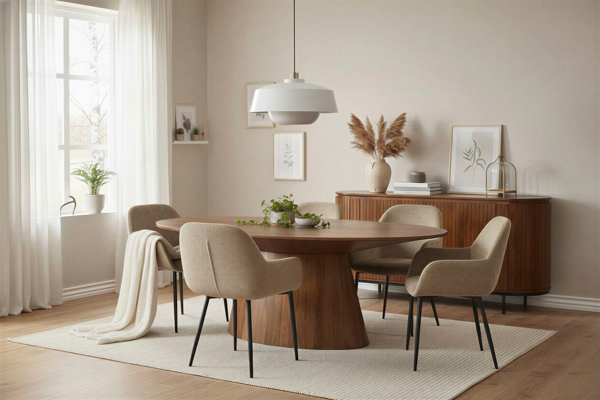 SIT Esstisch "MANGO NATURAL" mit ovalem Sockelfuß günstig online kaufen