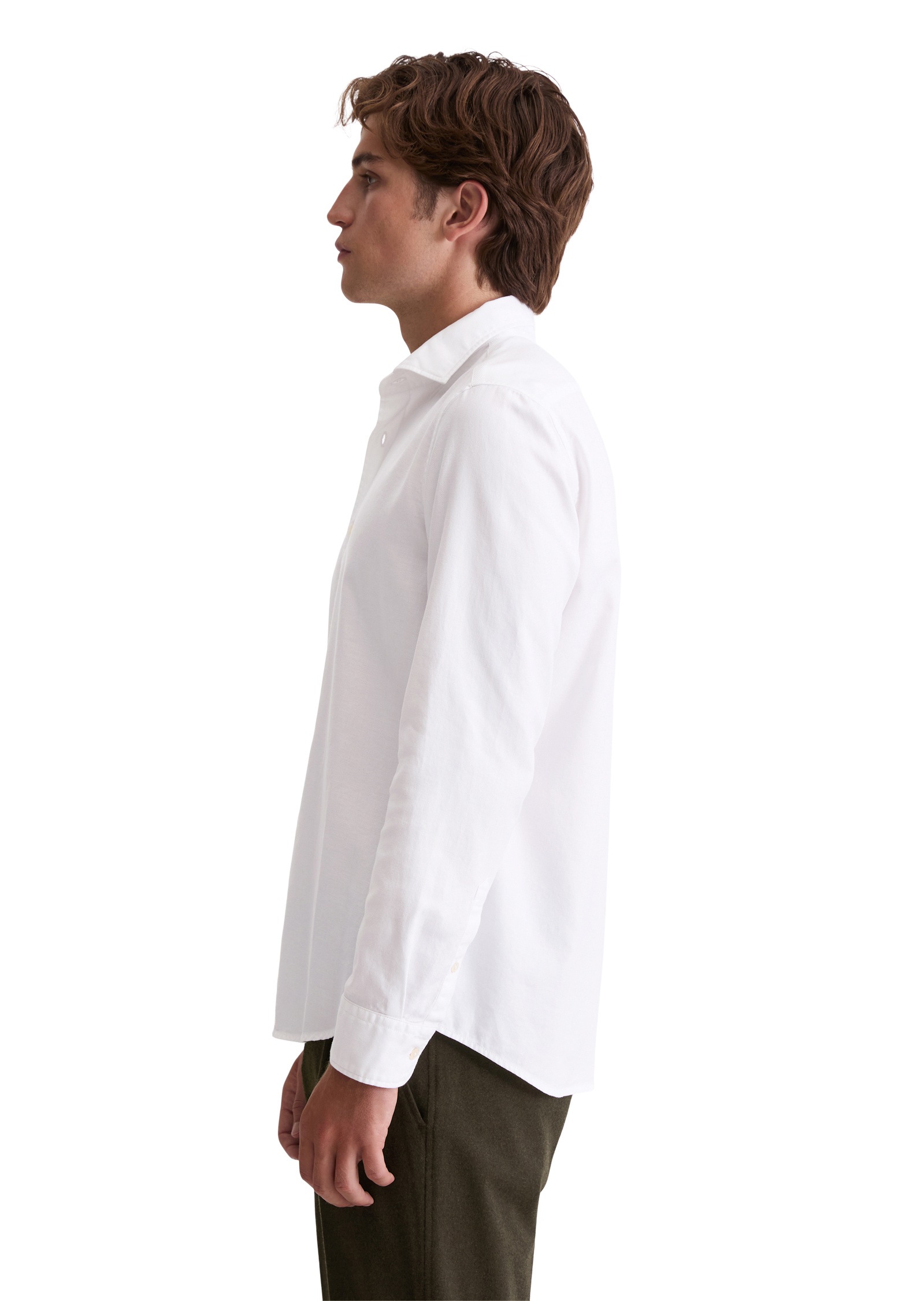 Marc OPolo Langarmhemd "aus Bio-Baumwoll-Twill" günstig online kaufen