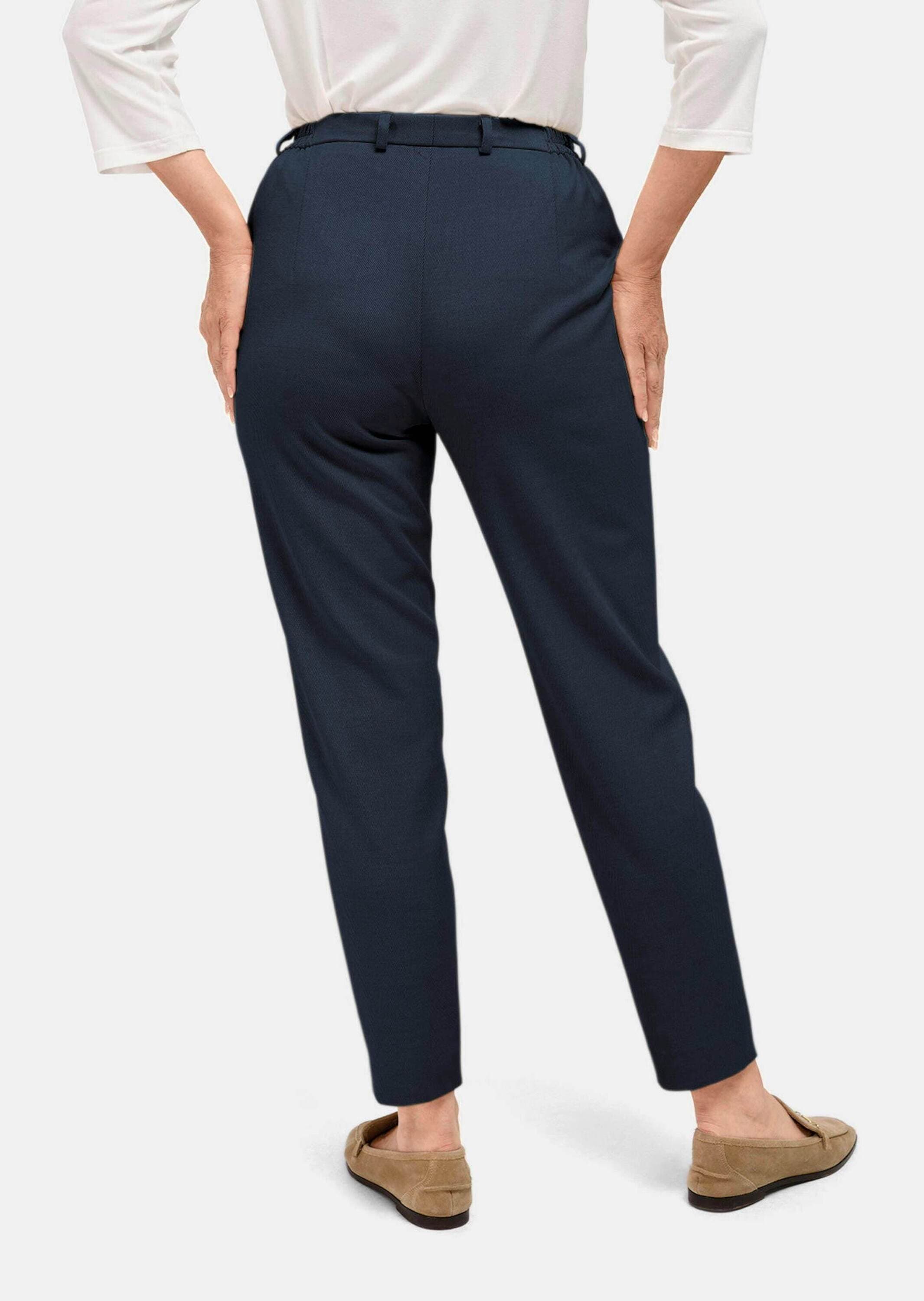 GOLDNER Stoffhose »Hose Anna mit Rippenstruktur Hose Anna mit Rippenstruktur«