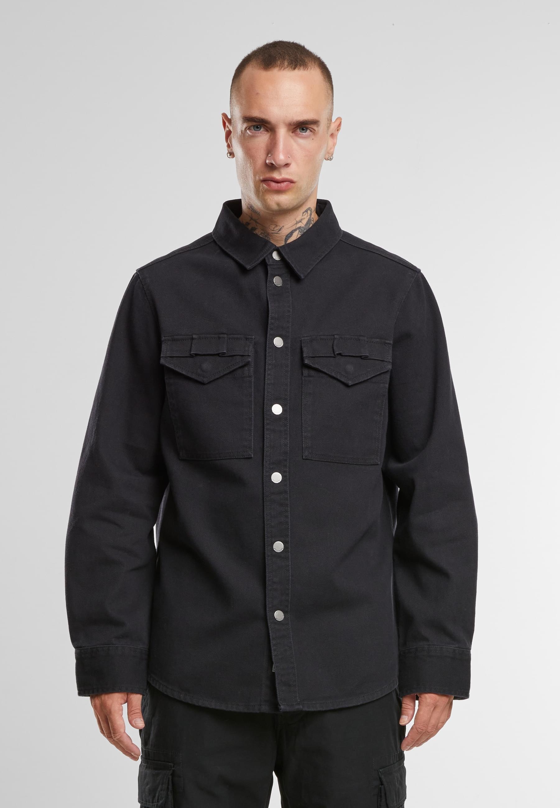 Brandit Langarmhemd »Brandit Brandit Men Heavy Twill Shirt«, (1 tlg.)