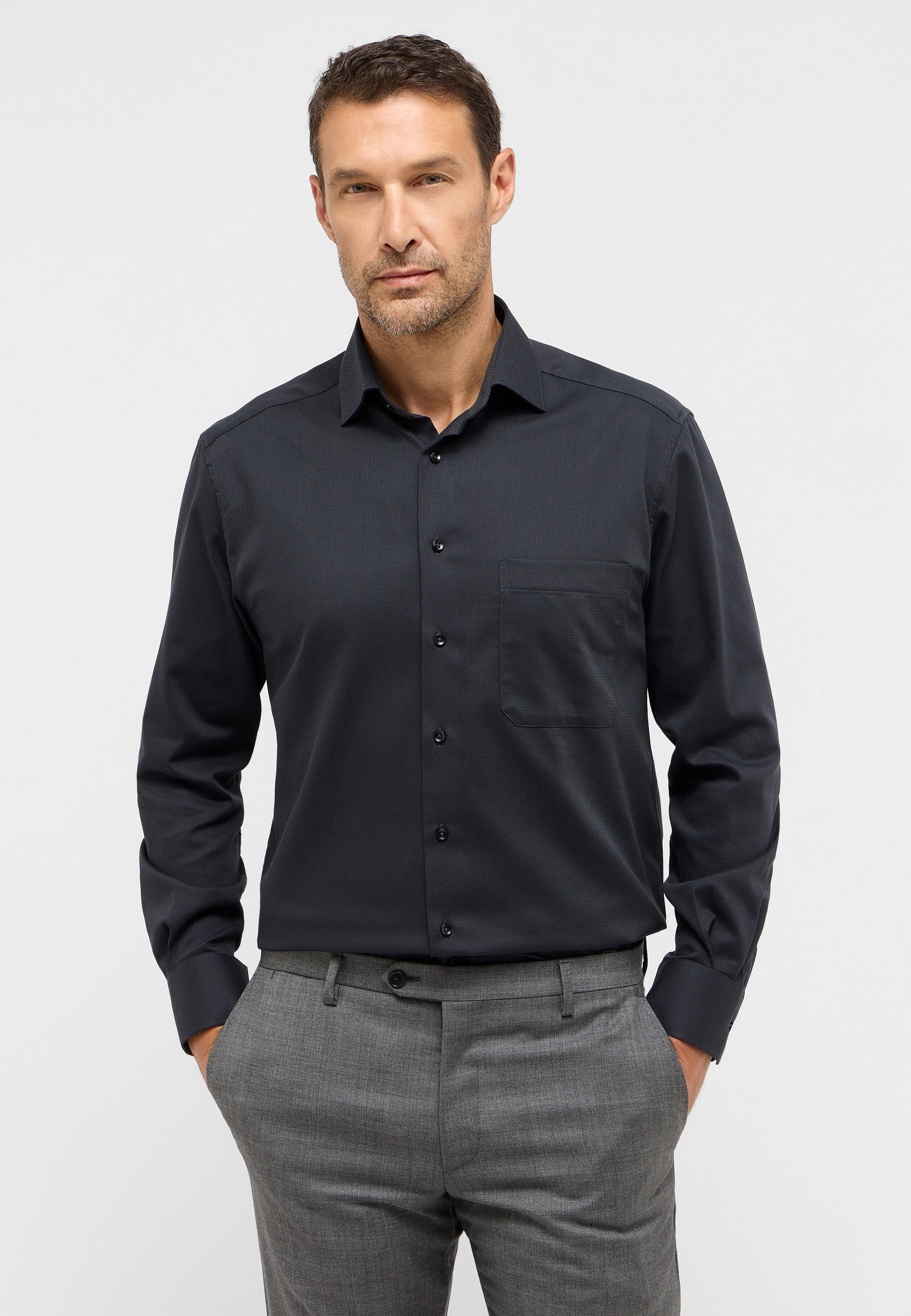 Eterna Langarmhemd "COMFORT FIT", NON IRON (bügelfrei) günstig online kaufen
