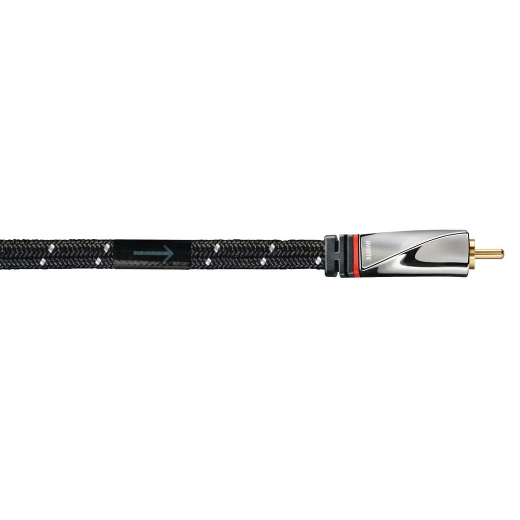 AVINITY Audio- & Video-Kabel »Digitales Cinch-Kabel, Gewebe, vergoldet, 0,5 m 1 Stecker - 1 Stecker«, Cinch, 50 cm