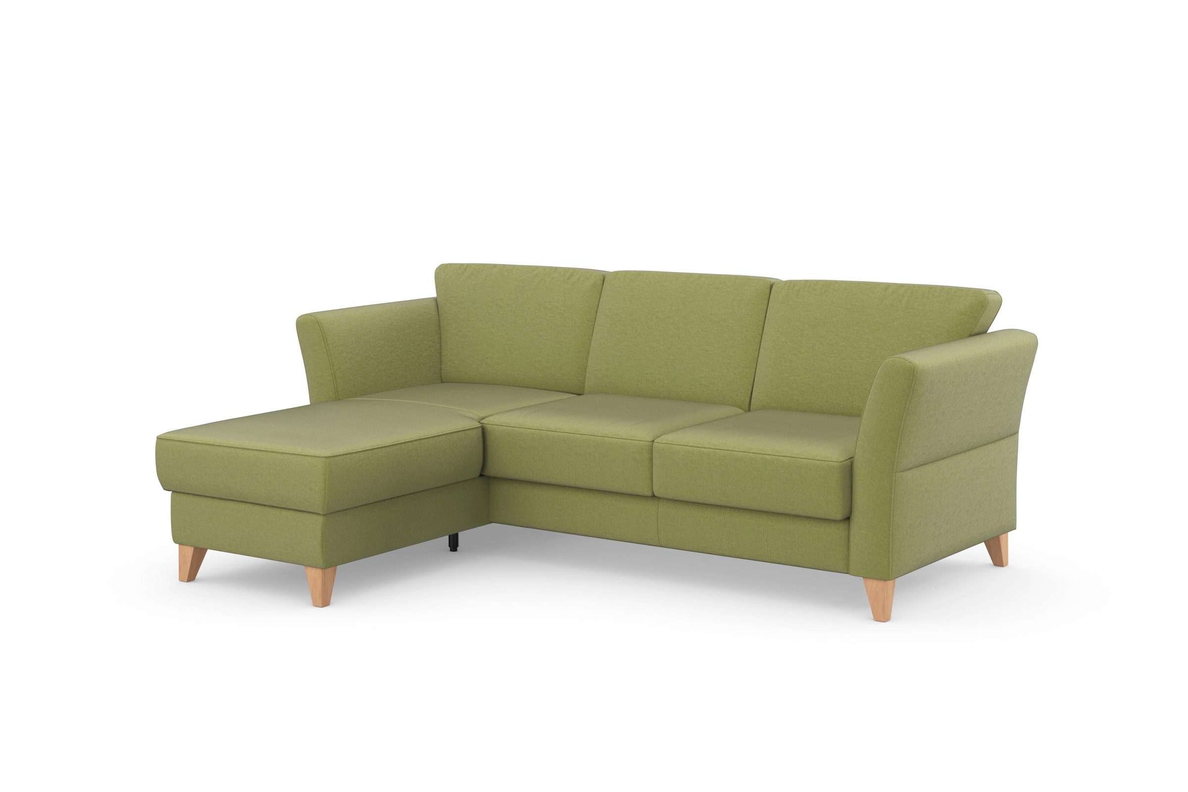 sit&more Ecksofa »Visby L-Form«, Wahlweise mit Bettfunktion und Bettkasten, frei im Raum stellbar