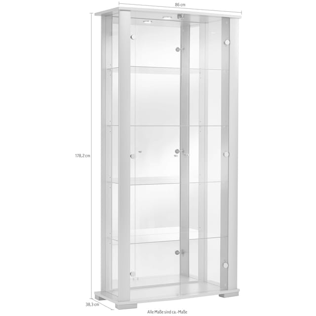 fif möbel Vitrine »STELLA«, Höhe 178 cm | BAUR