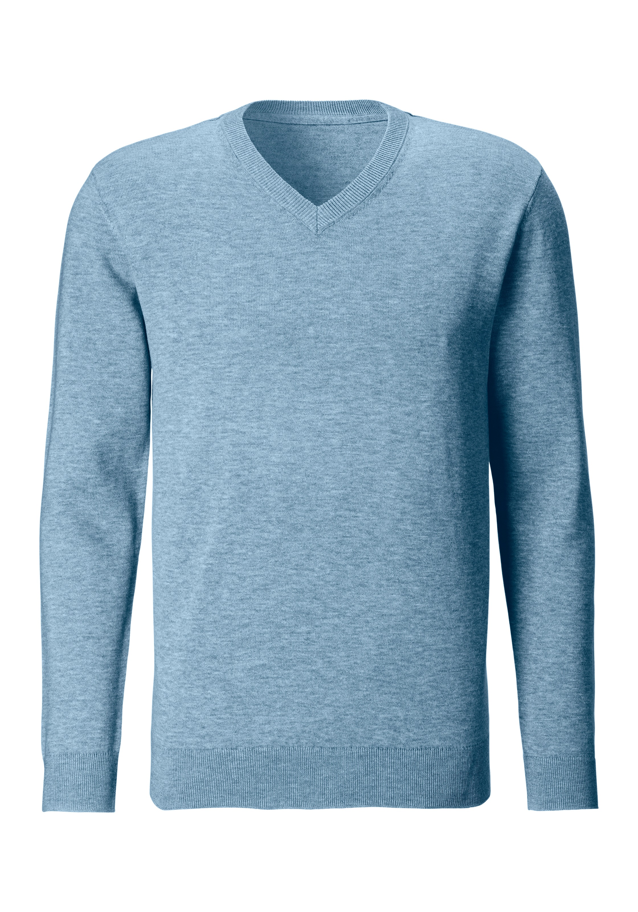 H.I.S Strickpullover, mit V-Ausschnitt, Pullover aus Feinstrick, Baumwollmi günstig online kaufen
