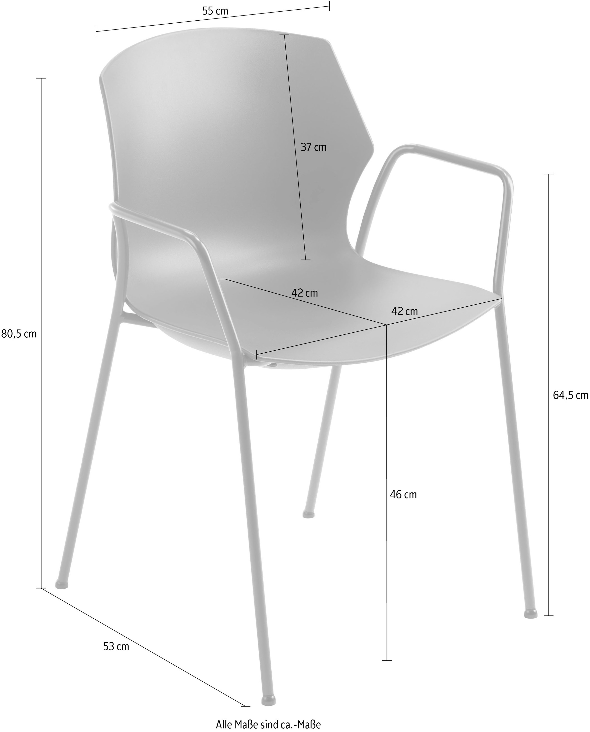 Mayer Sitzmöbel Stapelstuhl "Stapelstuhl myPRIMO" () stapelbar günstig online kaufen