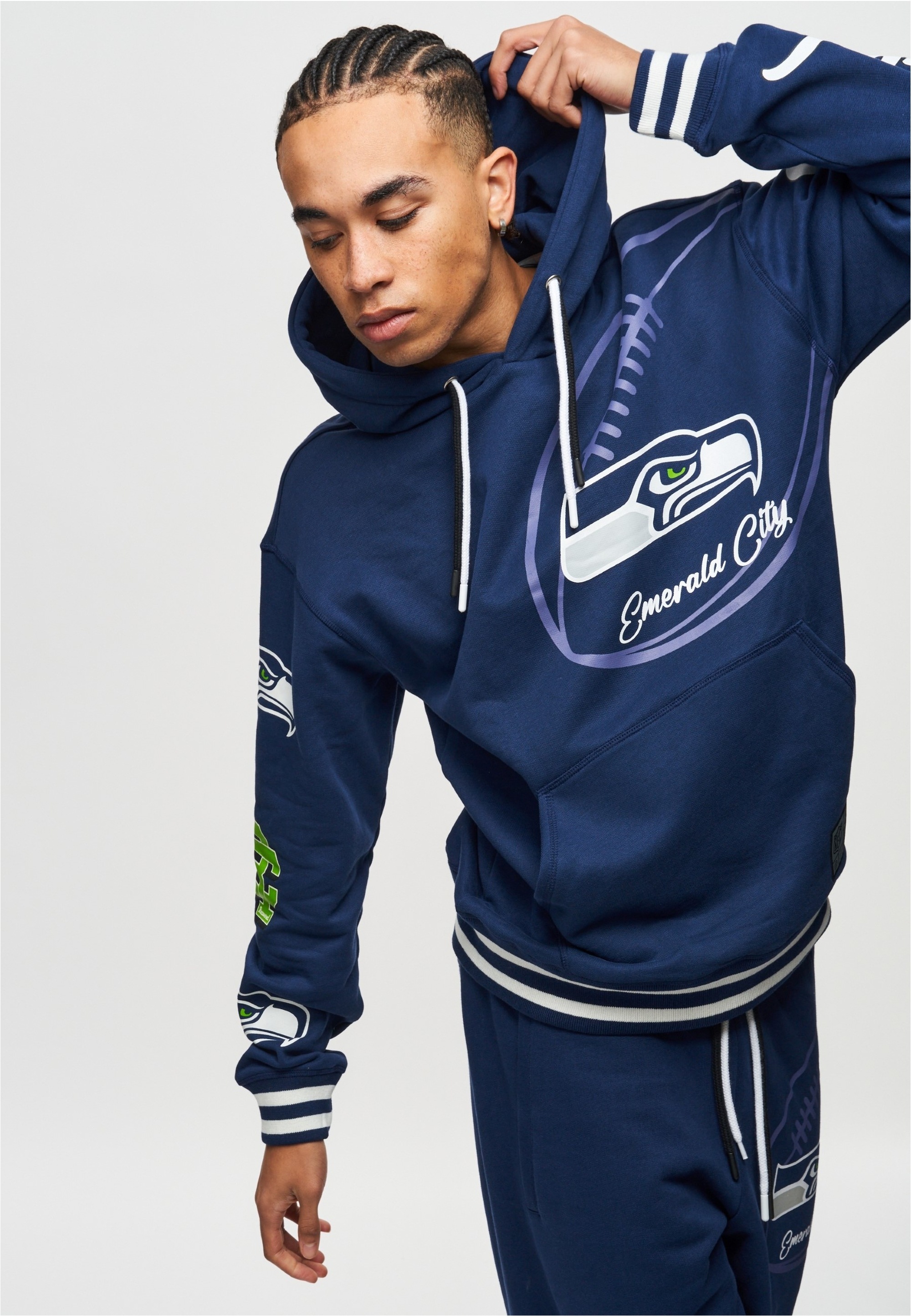 Recovered Kapuzensweatshirt »NFL Seahawks Emerald City«, für alle Seattle Seahawks-Fans